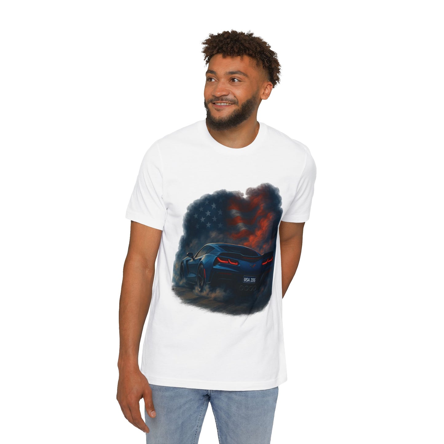 Freedom Burnouts T-Shirt, Muscle Car Tee, USA-Made Shirt, Automotive Gift, Unisex Graphic Tee