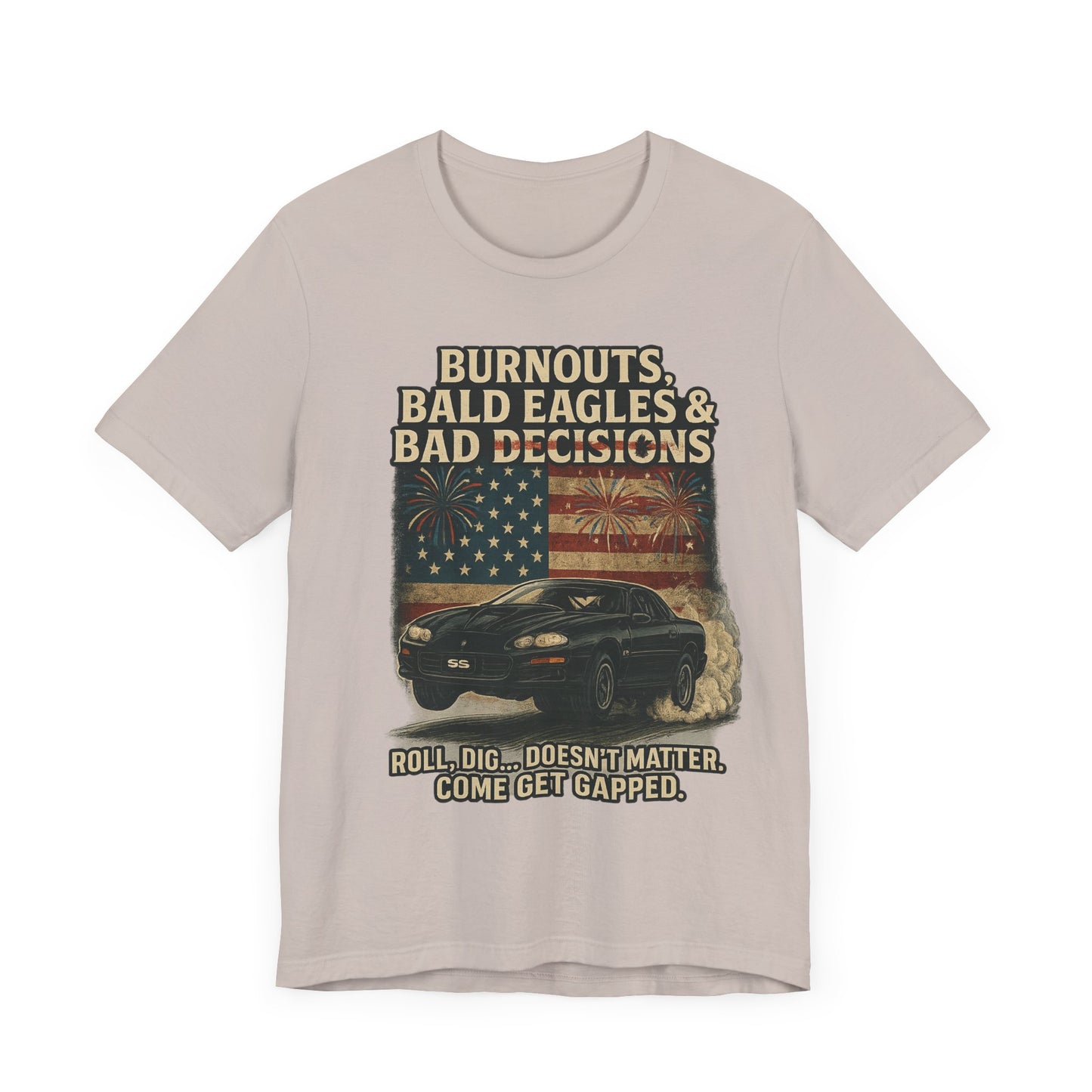 God Bless America Car Tee - Unisex Jersey Short Sleeve T-Shirt, Patriotic Apparel, Americana Fashion, Gifts for Car Lovers, 4th of [...]