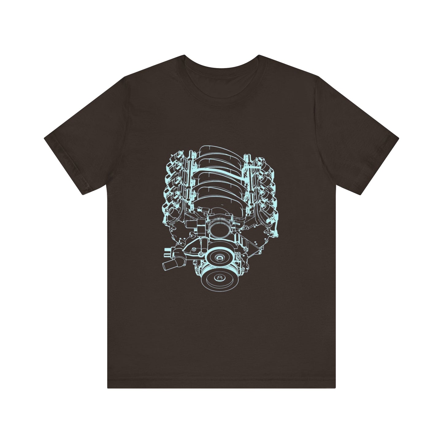 Engine Lover's Performance T-Shirt - Unisex Graphic Tee for Car Enthusiasts, Perfect for Gifts, Car Shows, and Everyday Wear