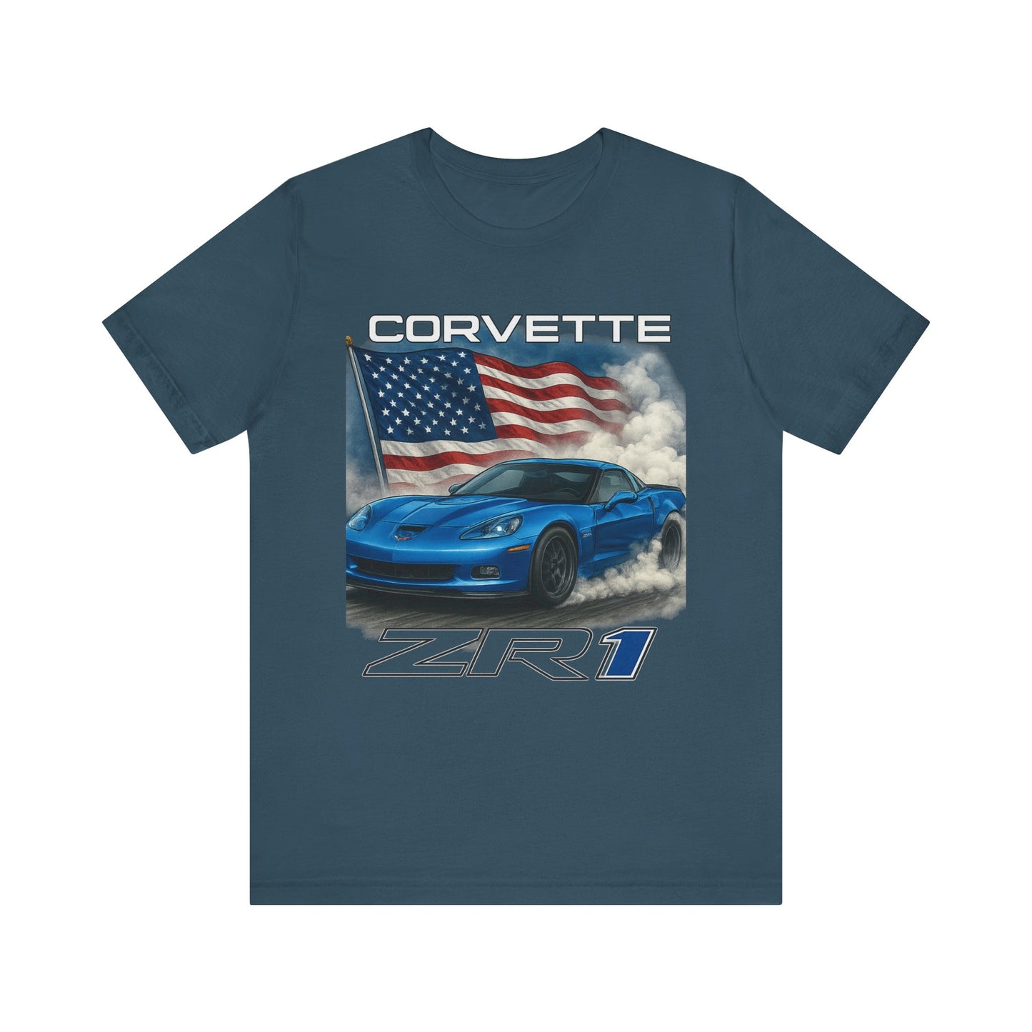 Corvette ZR1 Unisex Tee - Perfect for Car Lovers, Americana Style, Gift for Dads, Father's Day, Car Shows, Racing Events, Casual Wear