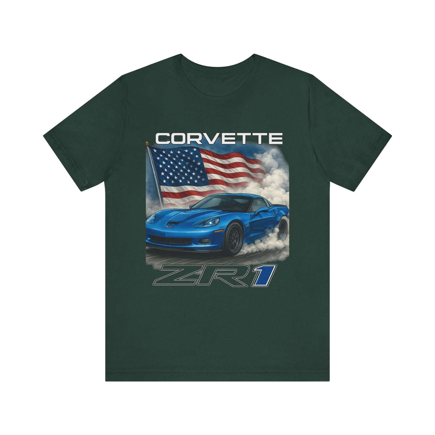 Corvette ZR1 Unisex Tee - Perfect for Car Lovers, Americana Style, Gift for Dads, Father's Day, Car Shows, Racing Events, Casual Wear