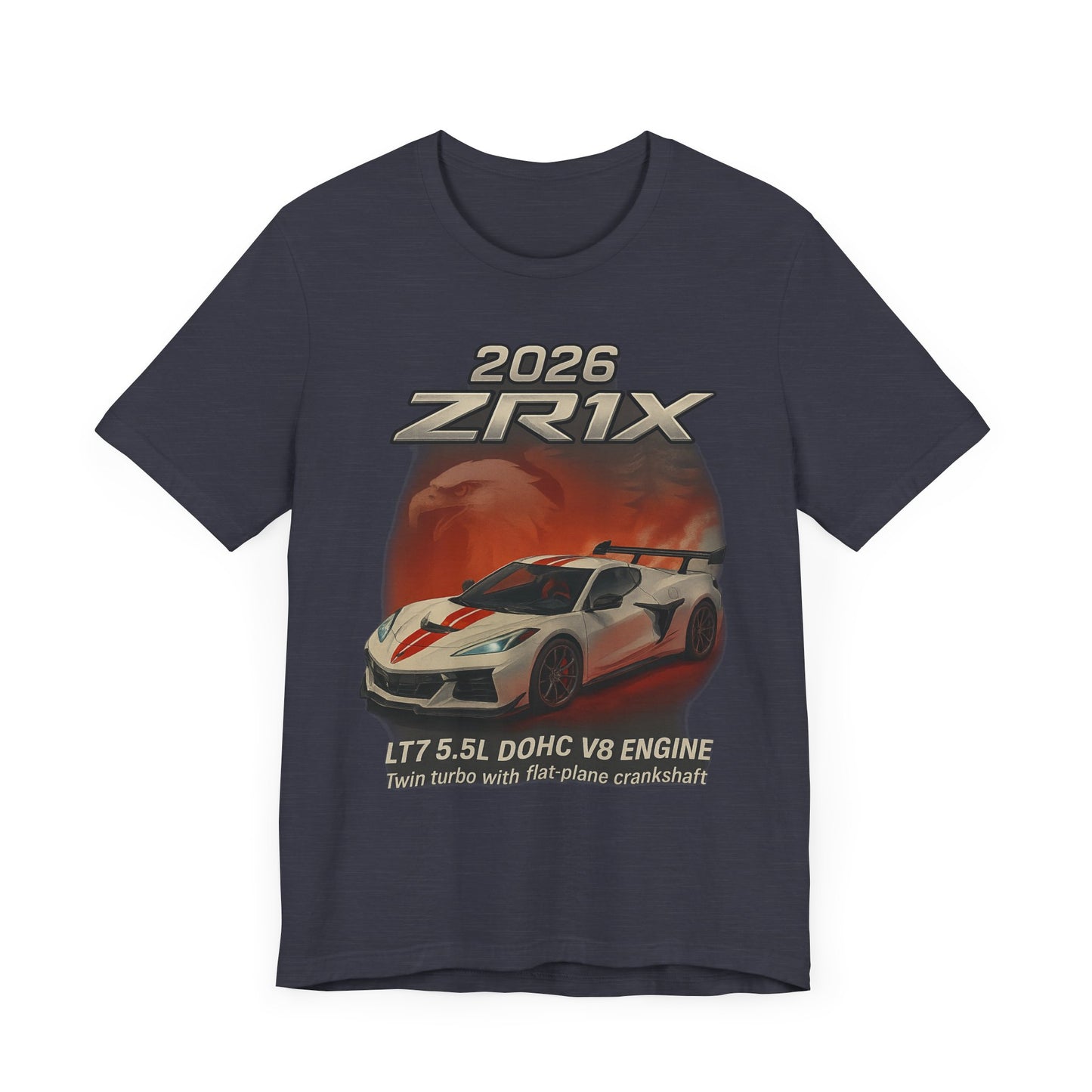 2026 ZR1X Performance Tee - Unisex, Car Enthusiast Gift, Racing Fan Apparel, Birthday, Father's Day, College Gear, Car Show