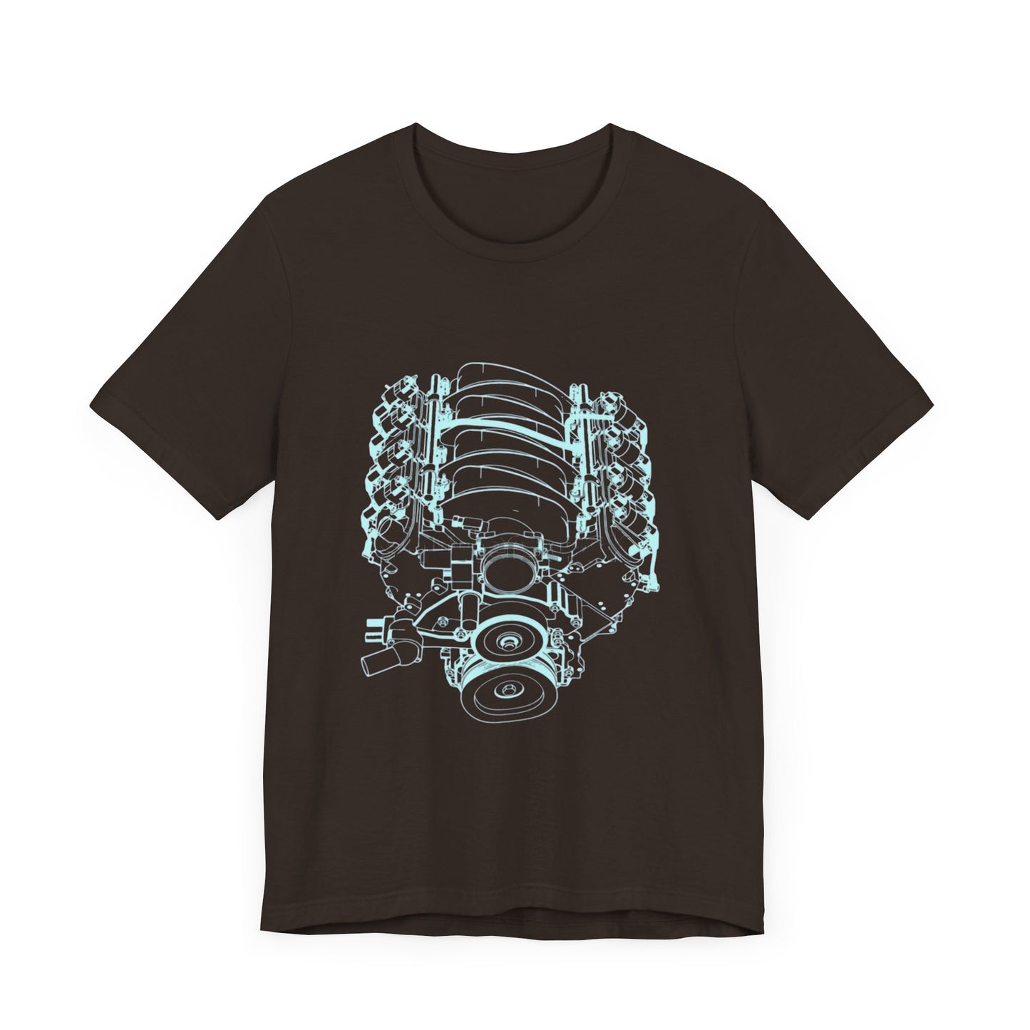 Engine Lover's Performance T-Shirt - Unisex Graphic Tee for Car Enthusiasts, Perfect for Gifts, Car Shows, and Everyday Wear