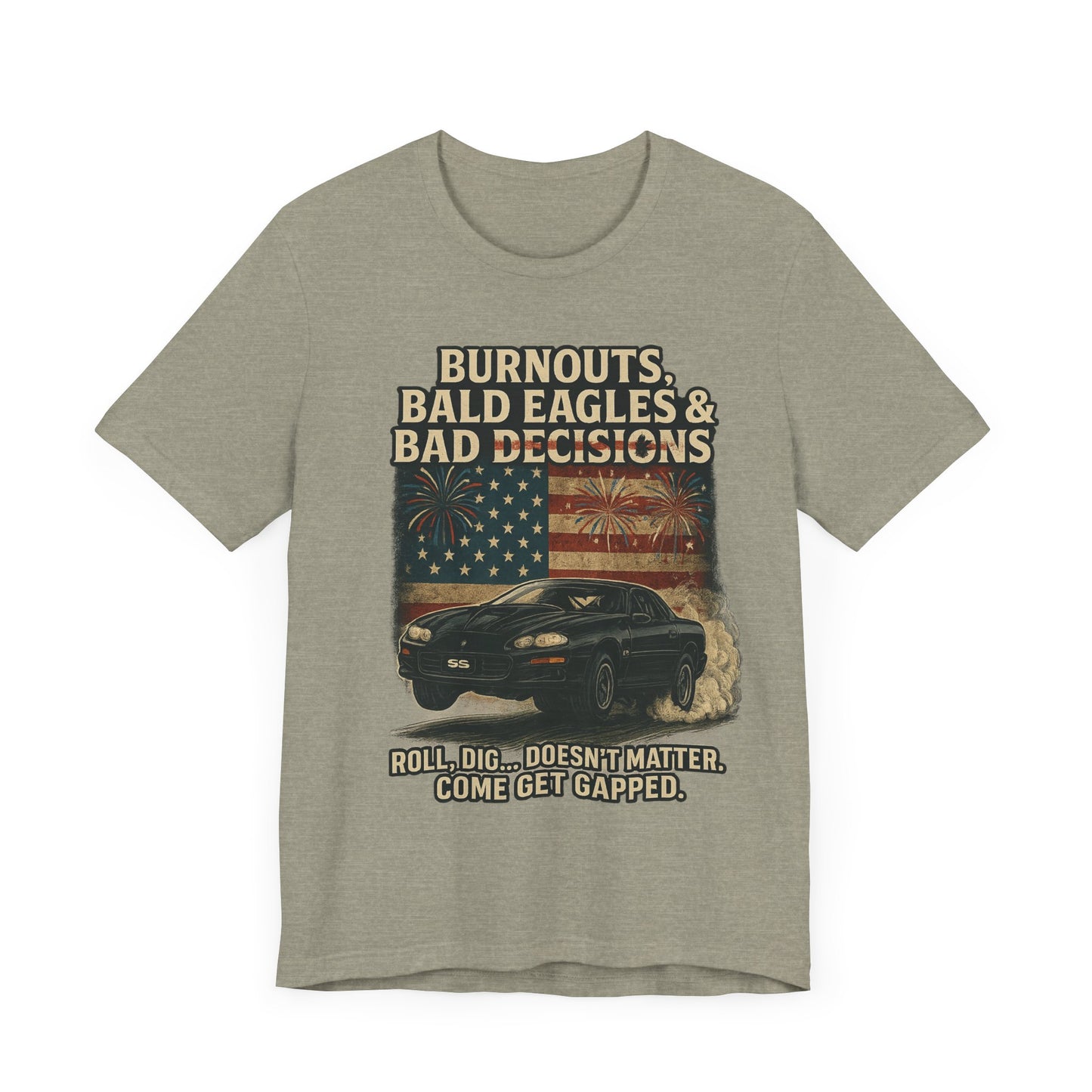 God Bless America Car Tee - Unisex Jersey Short Sleeve T-Shirt, Patriotic Apparel, Americana Fashion, Gifts for Car Lovers, 4th of [...]
