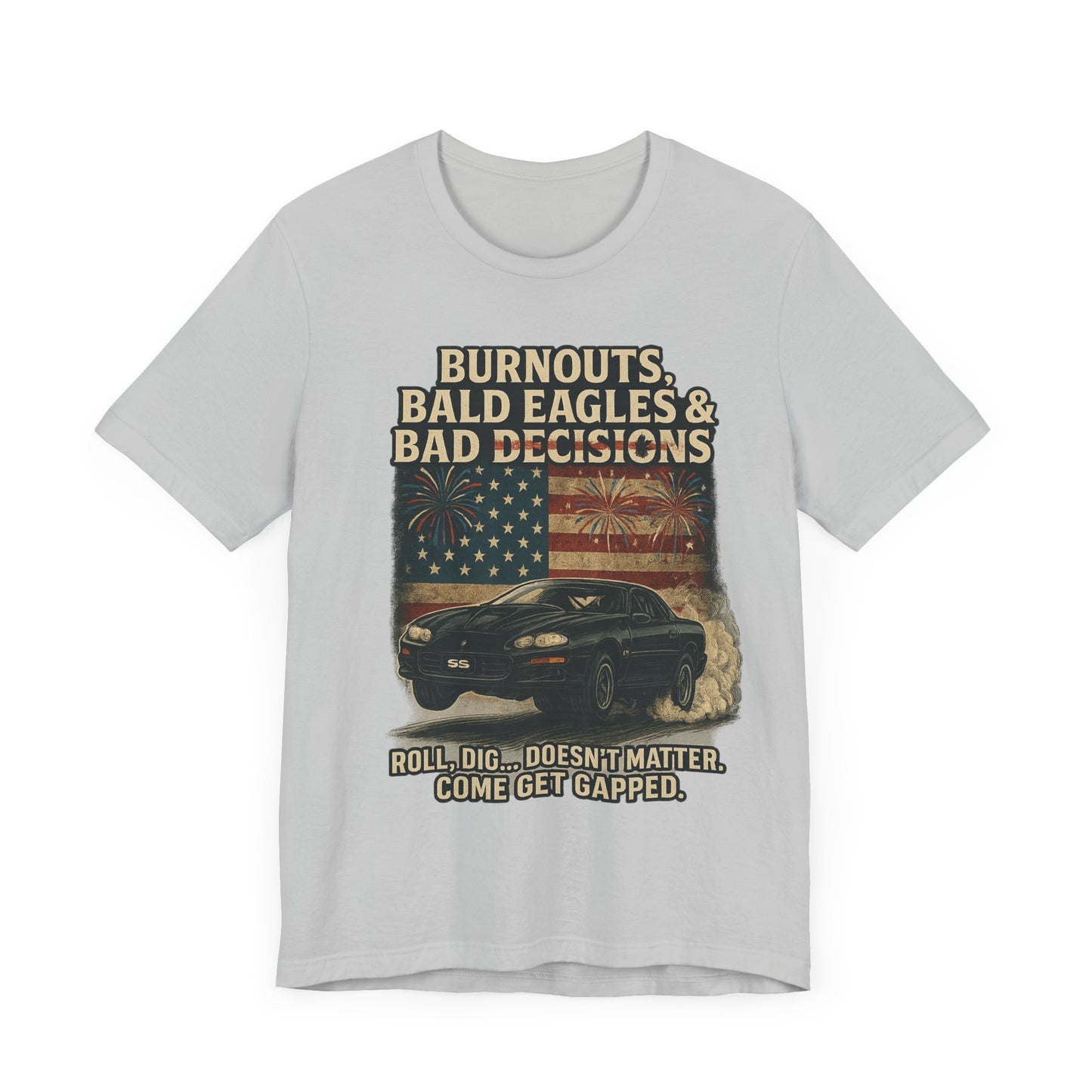 God Bless America Car Tee - Unisex Jersey Short Sleeve T-Shirt, Patriotic Apparel, Americana Fashion, Gifts for Car Lovers, 4th of [...]