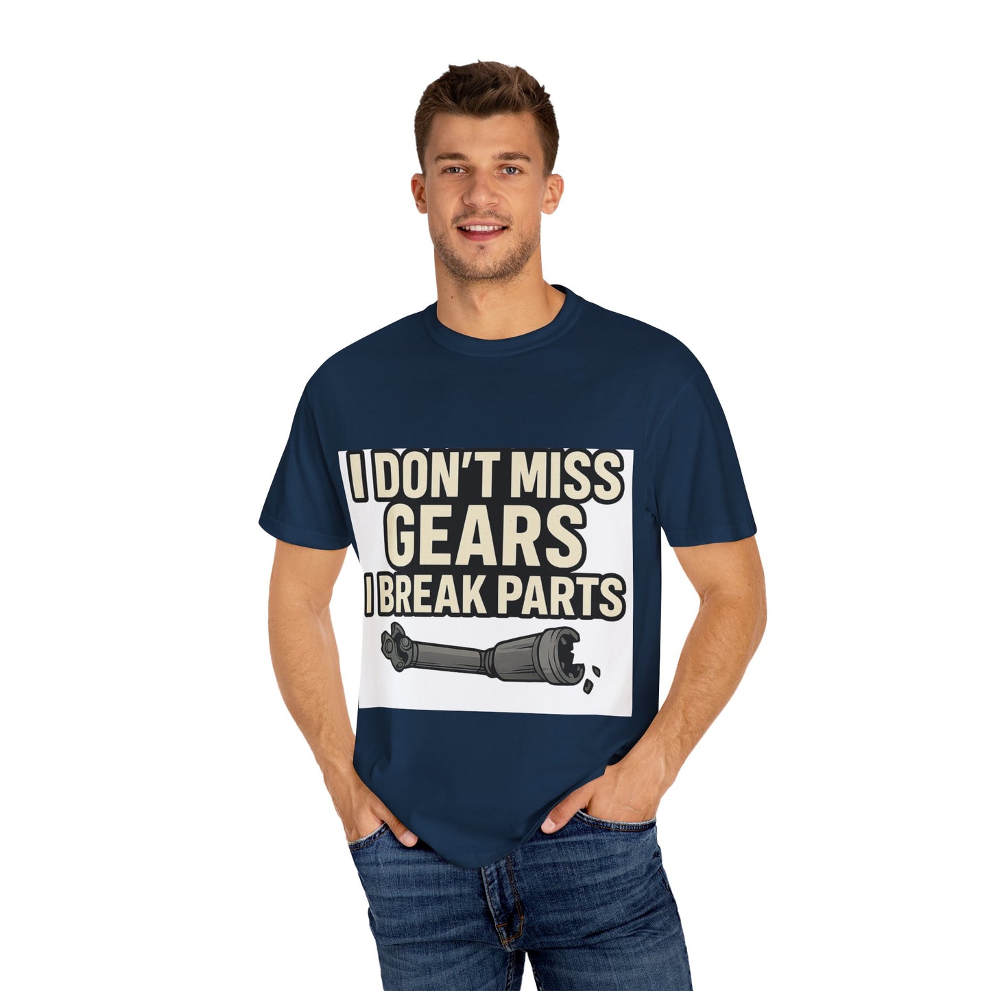 I Don't Miss Gears Unisex T-shirt – Perfect Gift for Mechanics, Auto Enthusiasts, Birthdays, Father's Day, Casual Wear