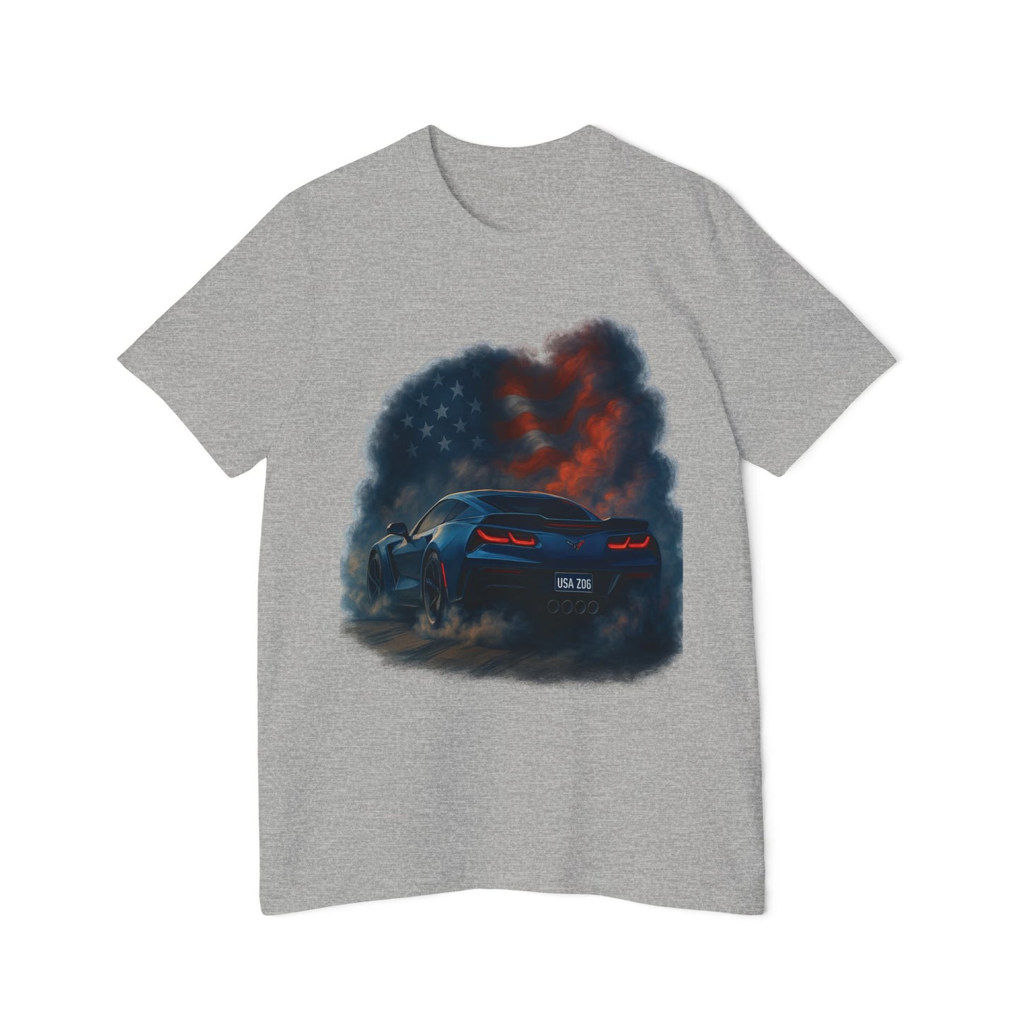 Freedom Burnouts T-Shirt, Muscle Car Tee, USA-Made Shirt, Automotive Gift, Unisex Graphic Tee