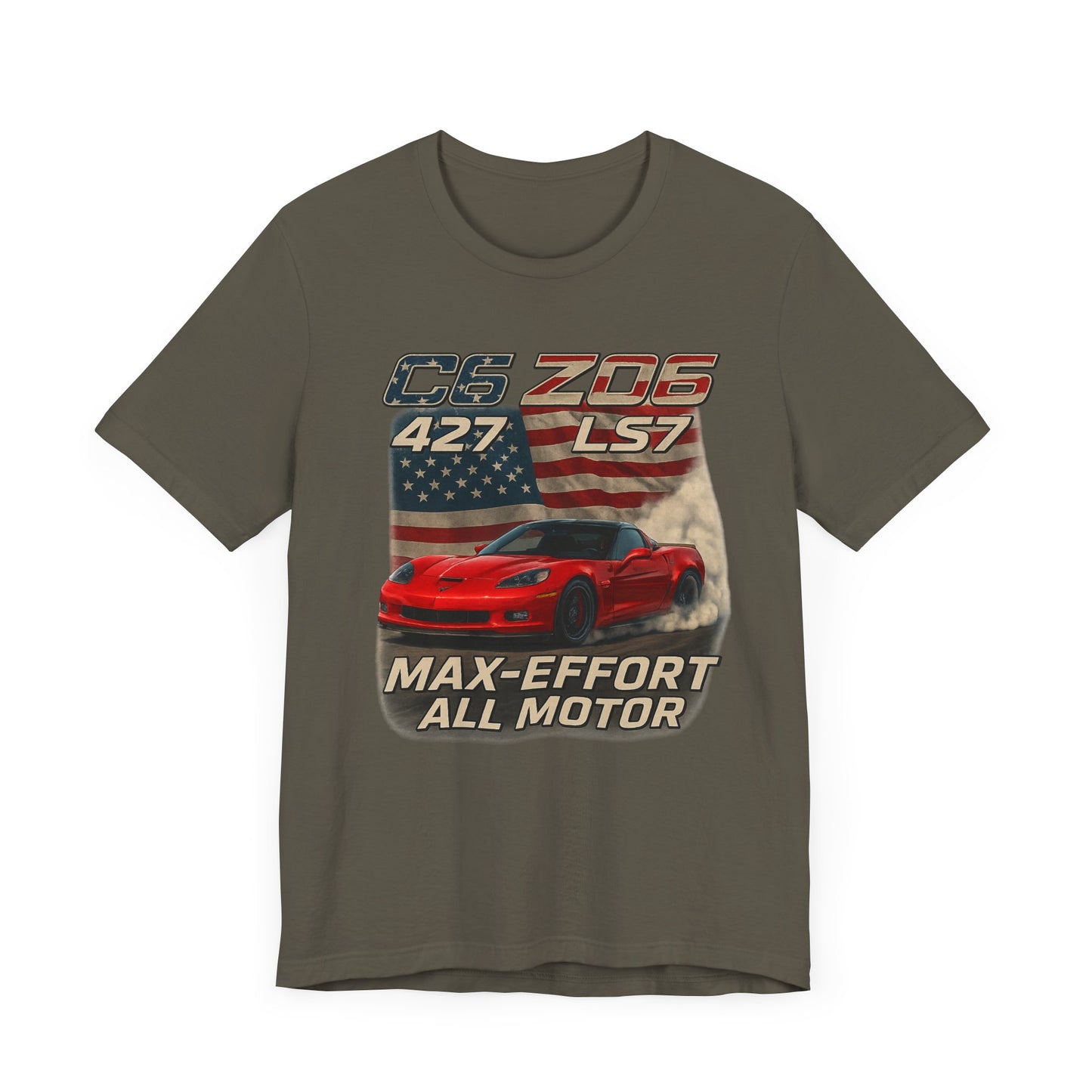 American Muscle Car Tee, Perfect for Car Enthusiasts, Gift for Dad, Birthday Gift, Muscle Car Lover T-Shirt, Casual Wear