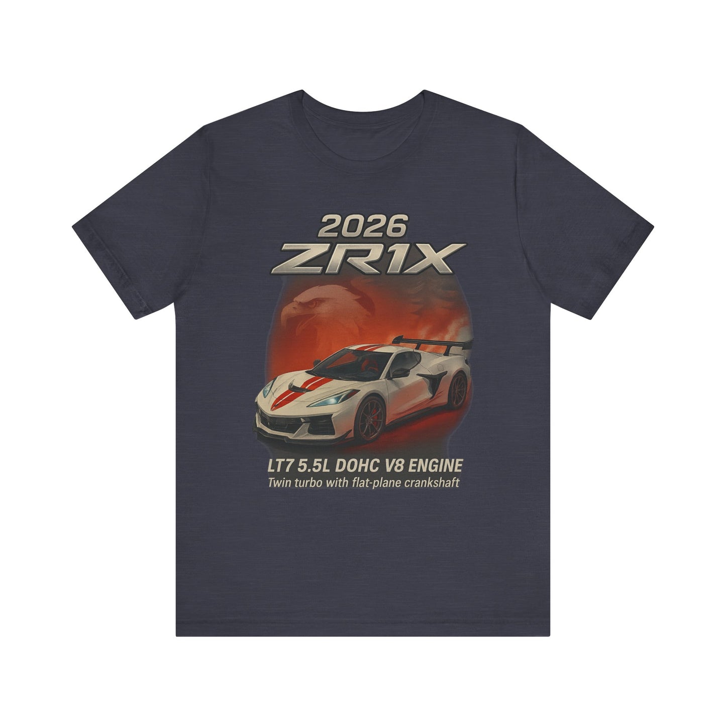 2026 ZR1X Performance Tee - Unisex, Car Enthusiast Gift, Racing Fan Apparel, Birthday, Father's Day, College Gear, Car Show