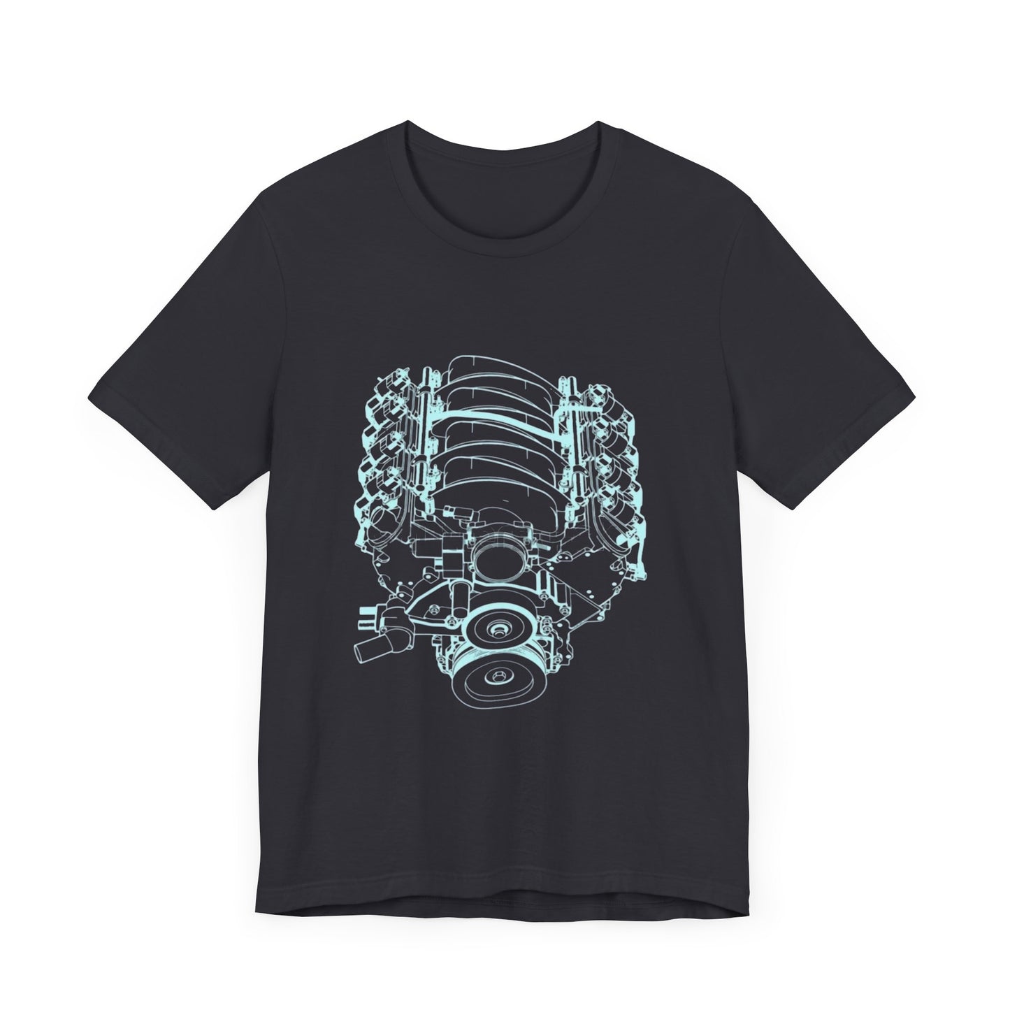 Engine Lover's Performance T-Shirt - Unisex Graphic Tee for Car Enthusiasts, Perfect for Gifts, Car Shows, and Everyday Wear