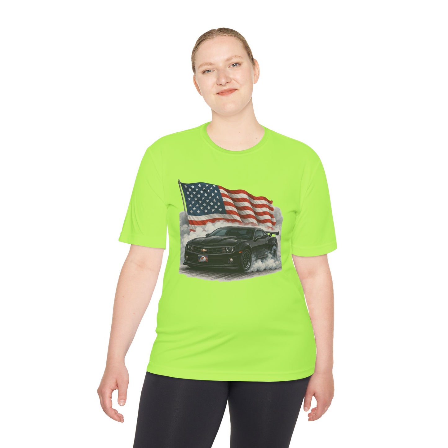 Patriotic Performance Tee, Unisex Moisture Wicking Tee, 4th of July Shirt, Sports Shirt, Outdoor Activity Shirt