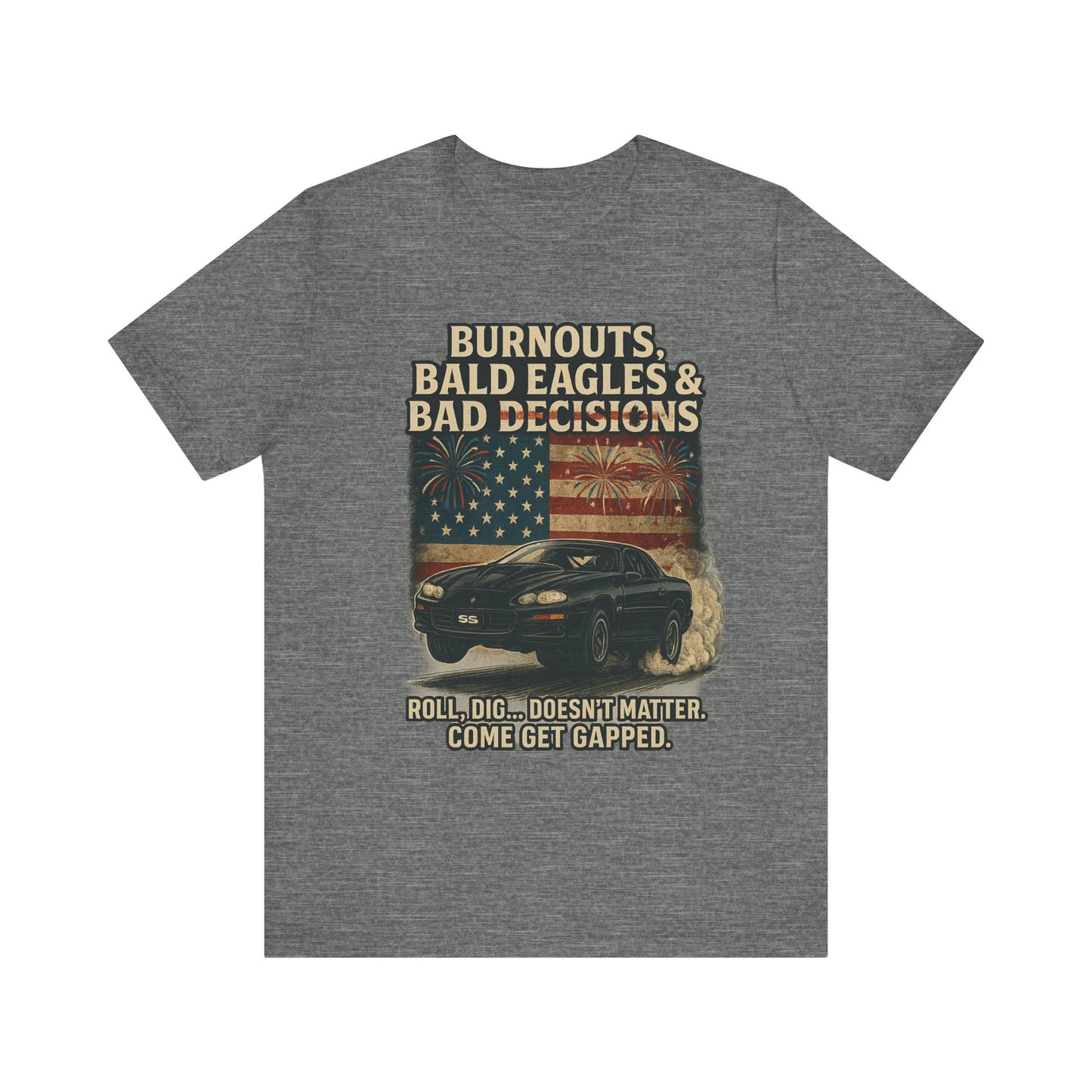 God Bless America Car Tee - Unisex Jersey Short Sleeve T-Shirt, Patriotic Apparel, Americana Fashion, Gifts for Car Lovers, 4th of [...]