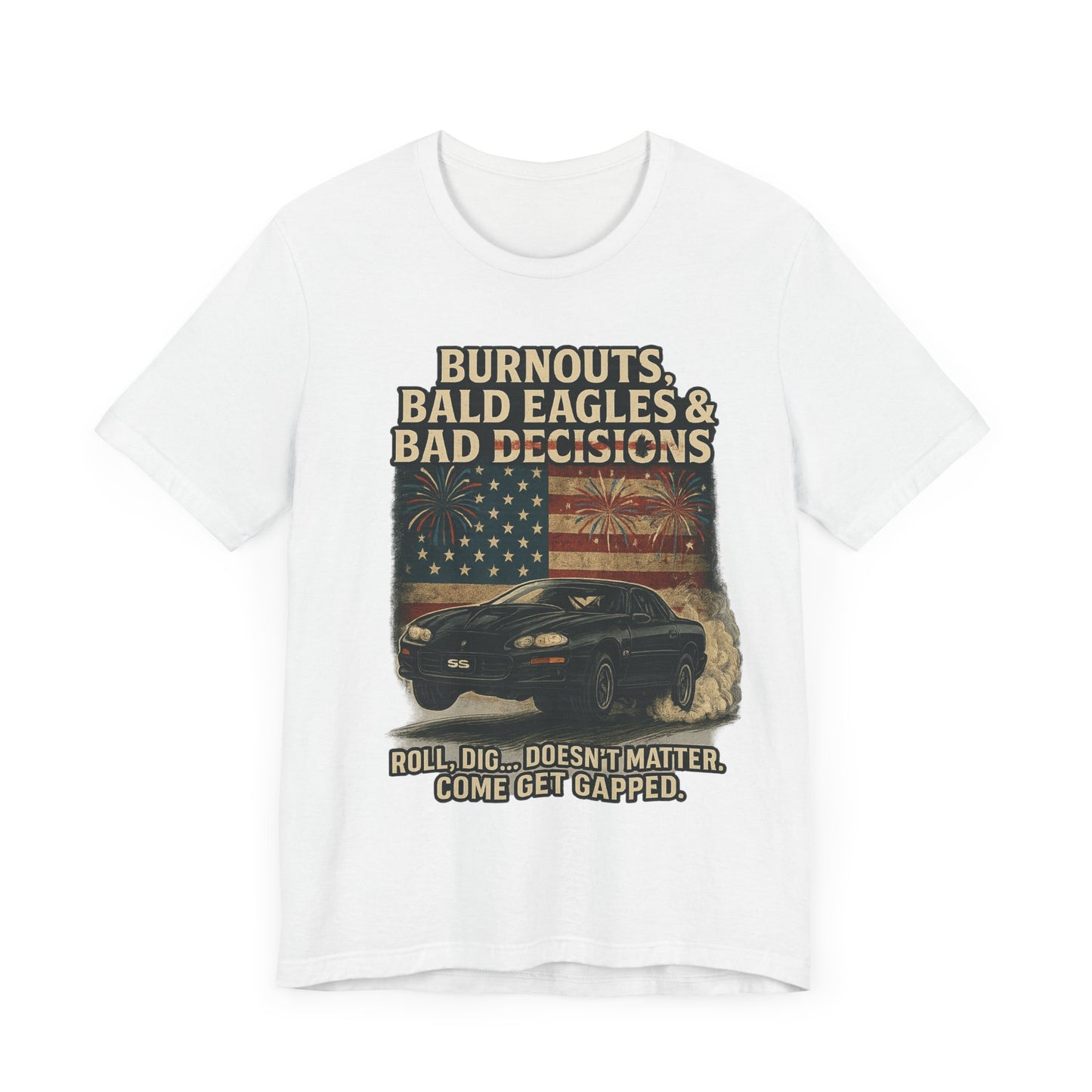 God Bless America Car Tee - Unisex Jersey Short Sleeve T-Shirt, Patriotic Apparel, Americana Fashion, Gifts for Car Lovers, 4th of [...]