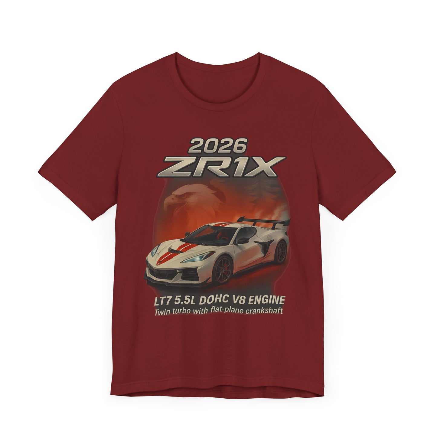 2026 ZR1X Performance Tee - Unisex, Car Enthusiast Gift, Racing Fan Apparel, Birthday, Father's Day, College Gear, Car Show