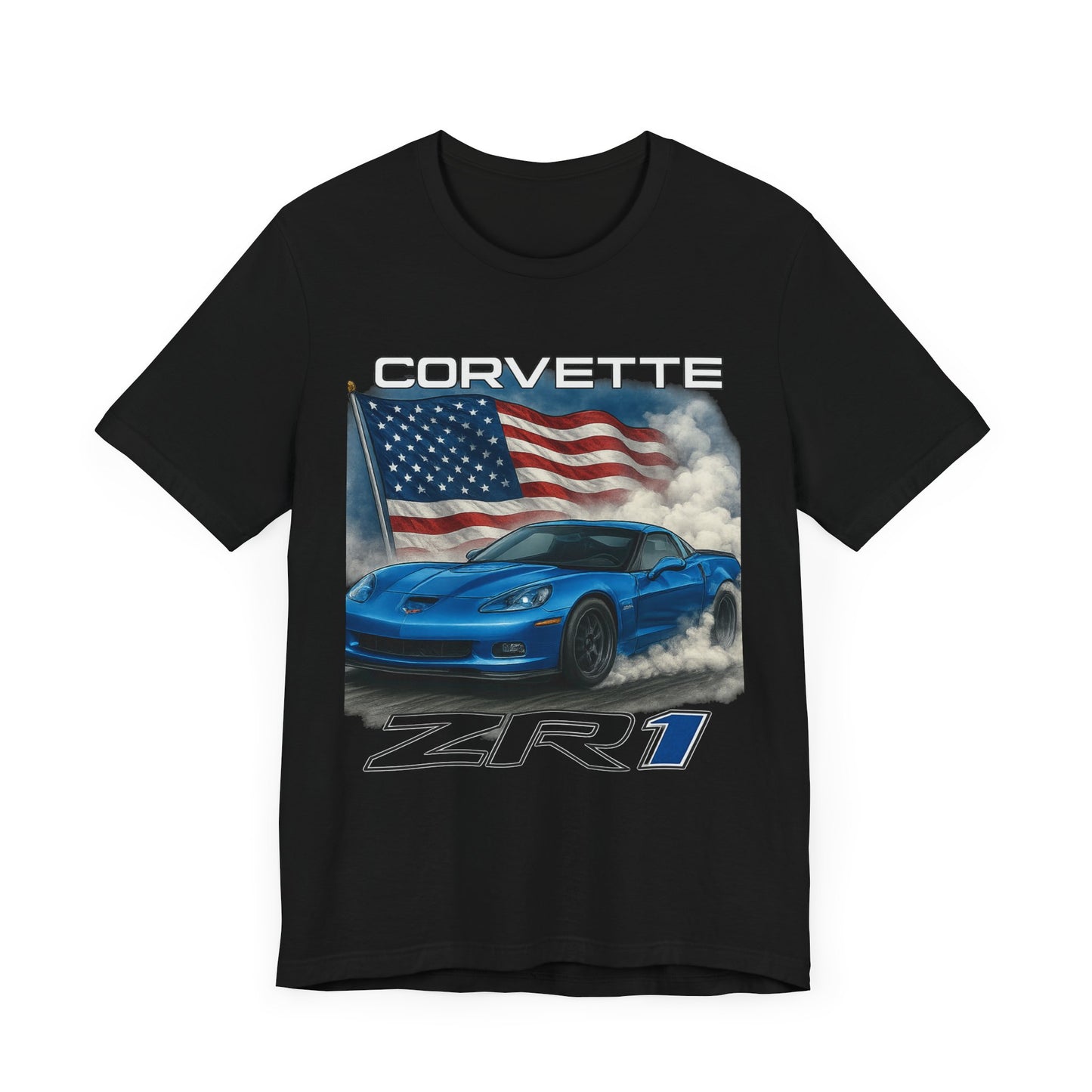 Corvette ZR1 Unisex Tee - Perfect for Car Lovers, Americana Style, Gift for Dads, Father's Day, Car Shows, Racing Events, Casual Wear