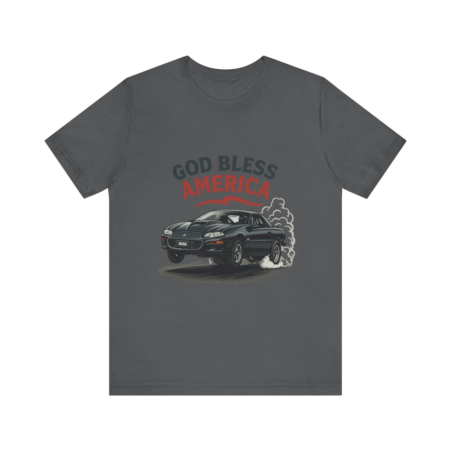 God Bless America Car Tee - Unisex Jersey Short Sleeve T-Shirt, Patriotic Apparel, Americana Fashion, Gifts for Car Lovers, 4th of [...]