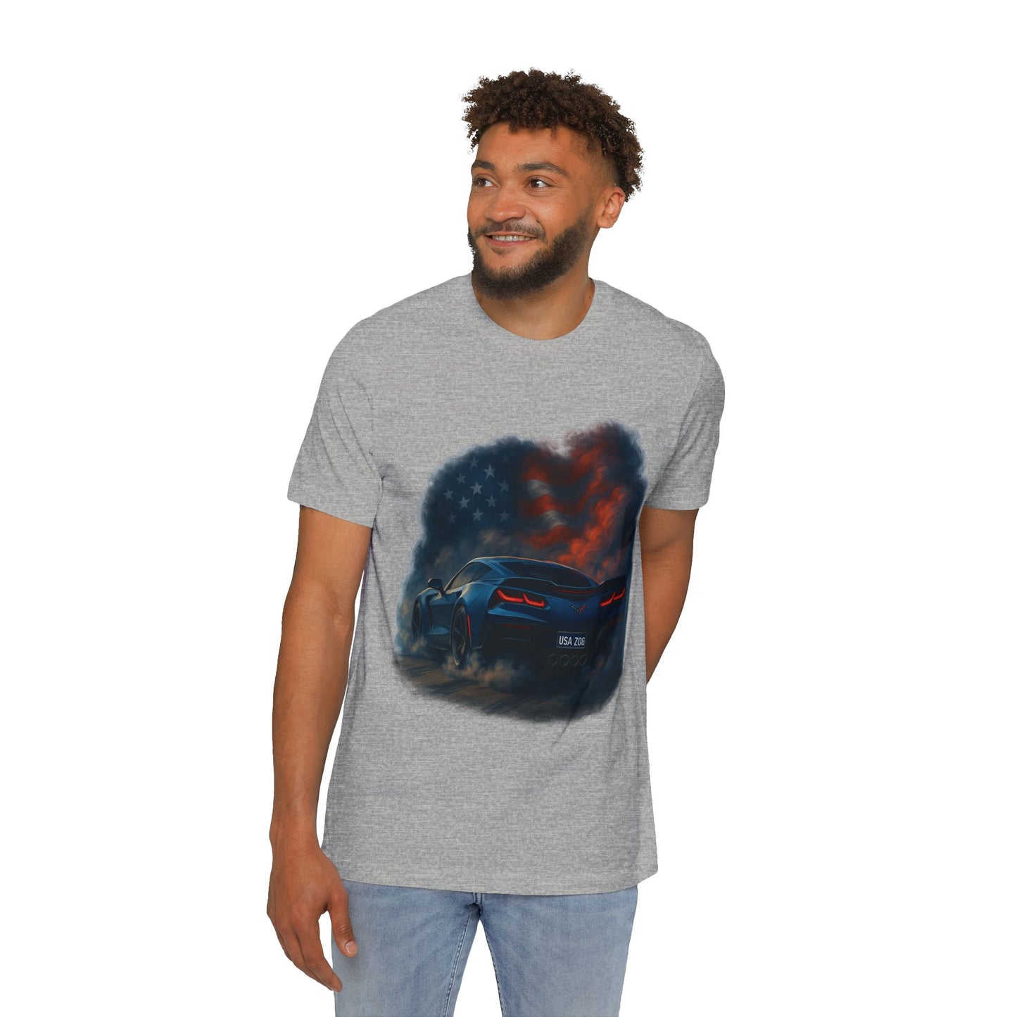 Freedom Burnouts T-Shirt, Muscle Car Tee, USA-Made Shirt, Automotive Gift, Unisex Graphic Tee