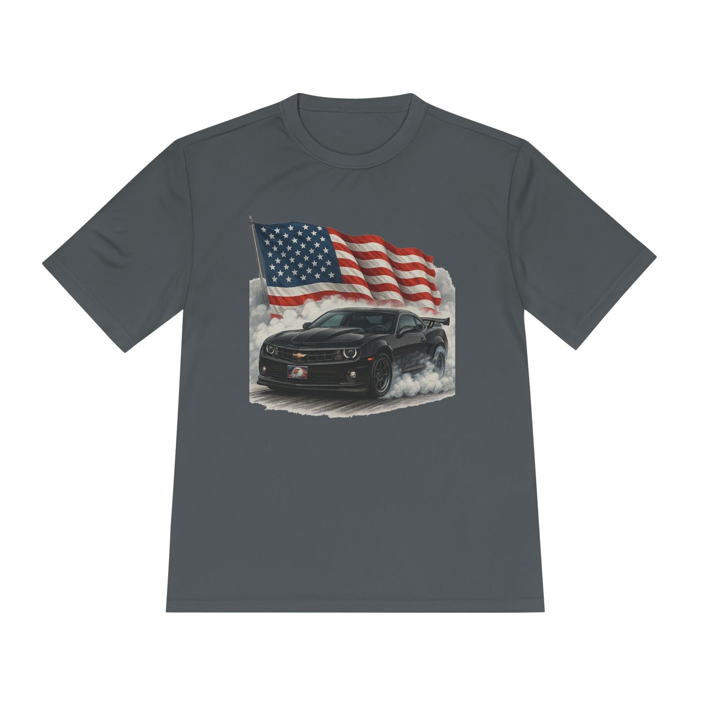 Patriotic Performance Tee, Unisex Moisture Wicking Tee, 4th of July Shirt, Sports Shirt, Outdoor Activity Shirt