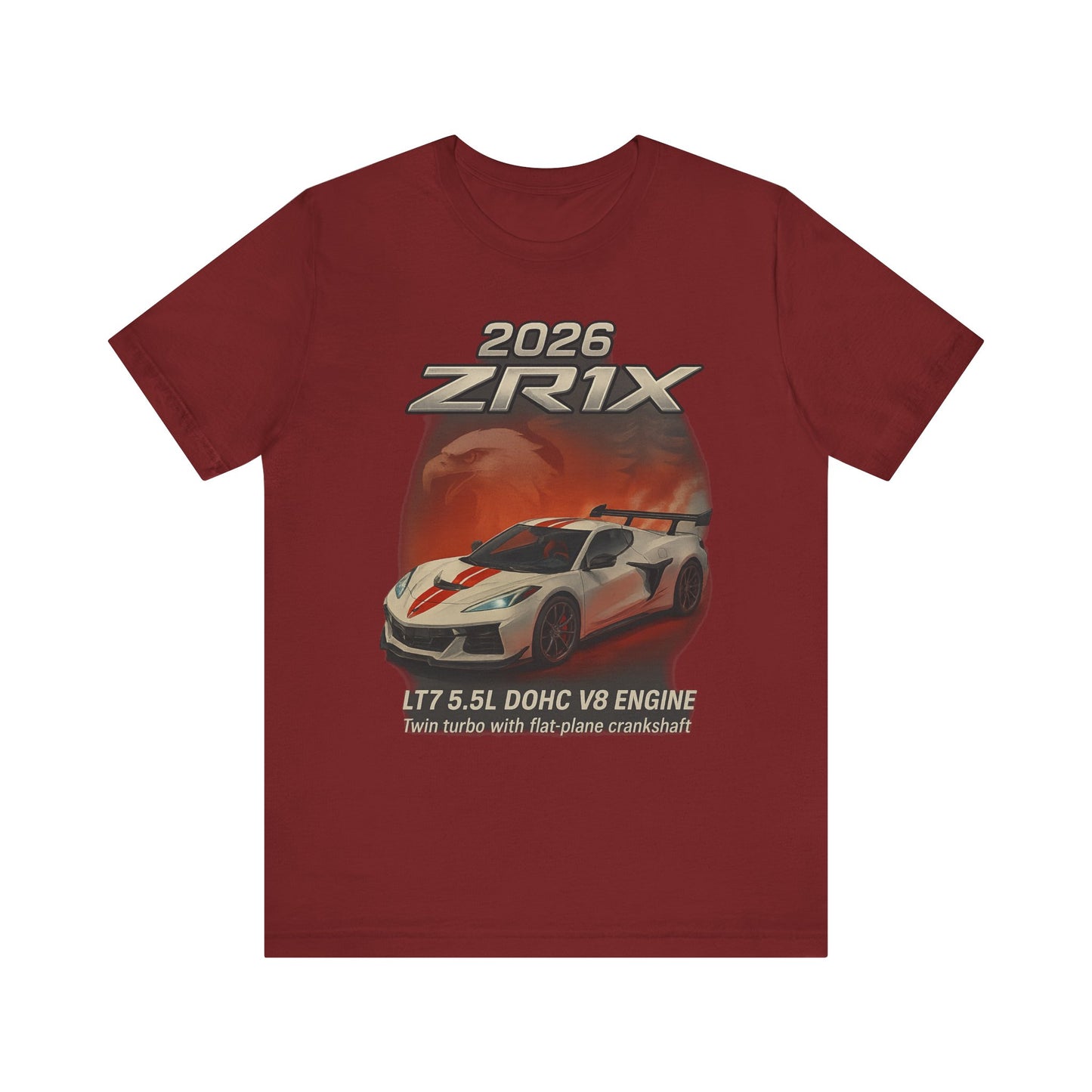 2026 ZR1X Performance Tee - Unisex, Car Enthusiast Gift, Racing Fan Apparel, Birthday, Father's Day, College Gear, Car Show