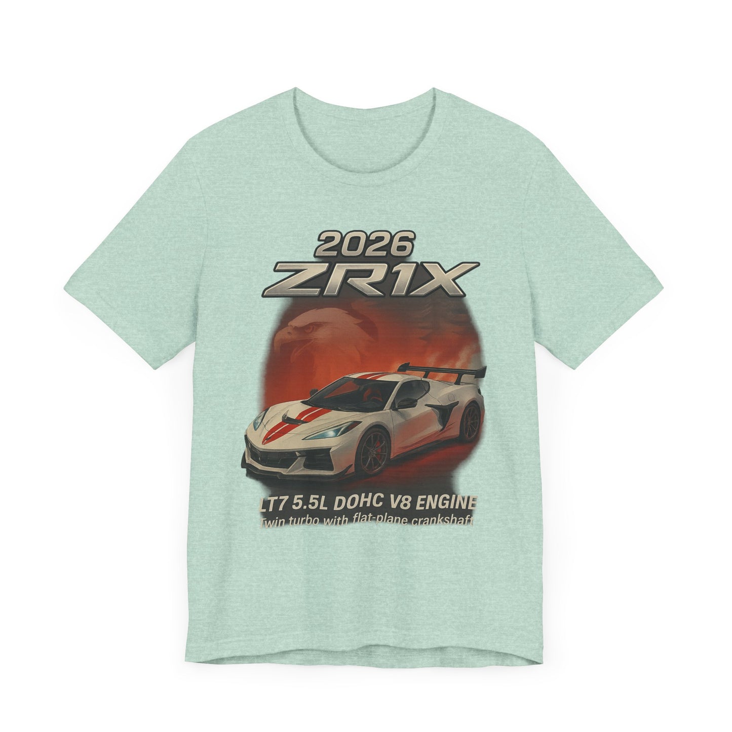 2026 ZR1X Performance Tee - Unisex, Car Enthusiast Gift, Racing Fan Apparel, Birthday, Father's Day, College Gear, Car Show