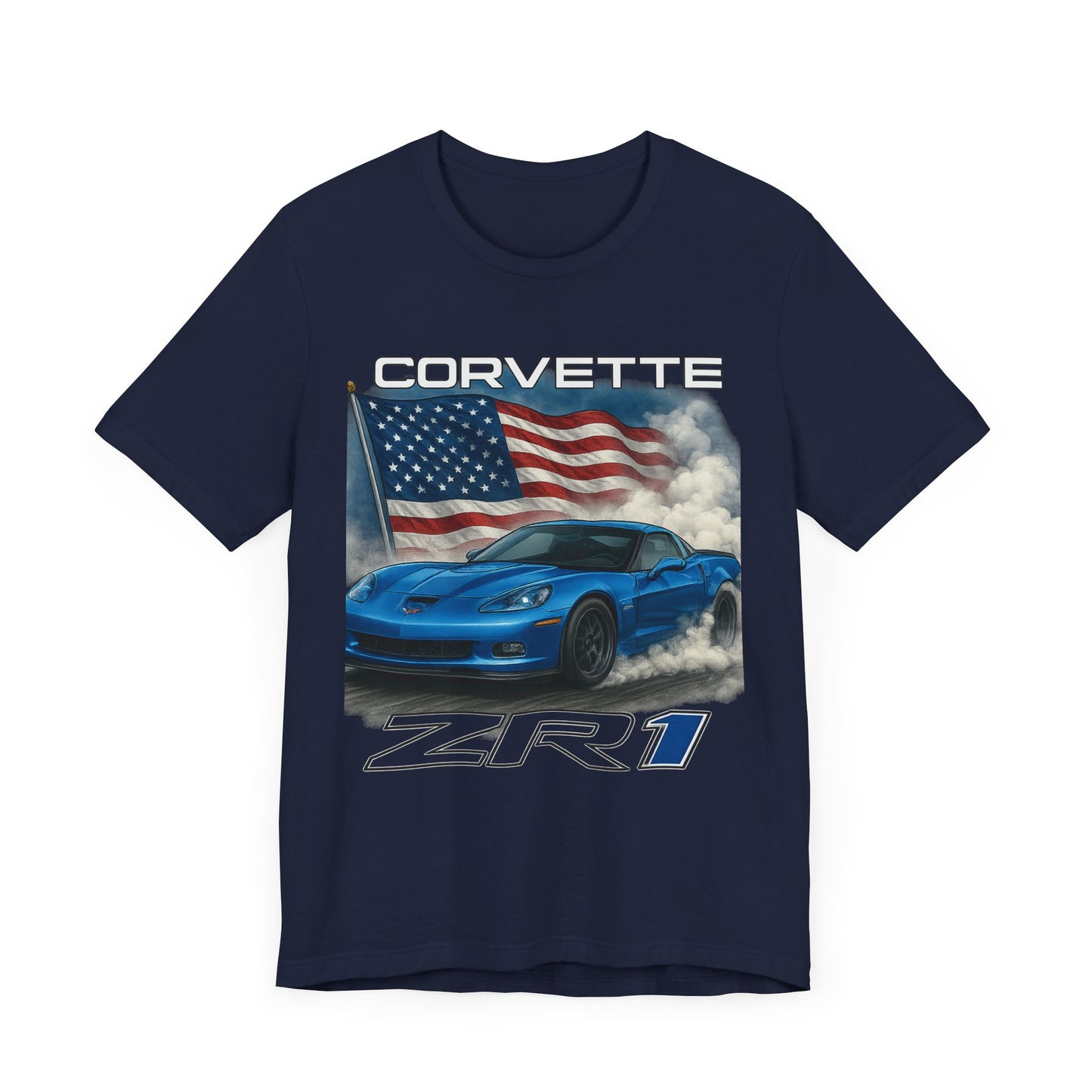 Corvette ZR1 Unisex Tee - Perfect for Car Lovers, Americana Style, Gift for Dads, Father's Day, Car Shows, Racing Events, Casual Wear