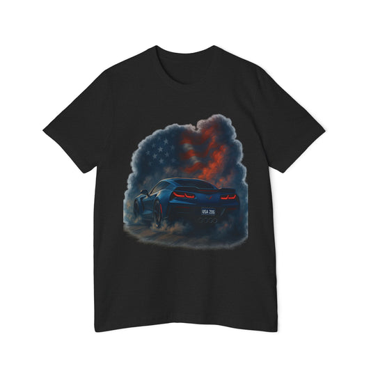 Freedom Burnouts T-Shirt, Muscle Car Tee, USA-Made Shirt, Automotive Gift, Unisex Graphic Tee