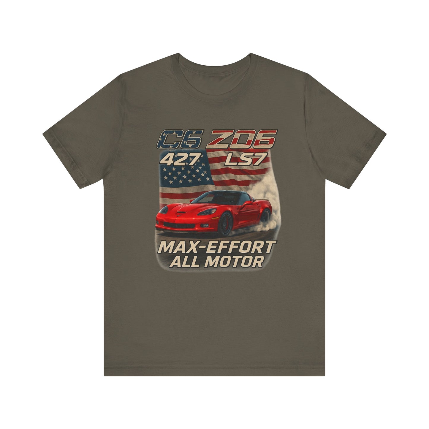 American Muscle Car Tee, Perfect for Car Enthusiasts, Gift for Dad, Birthday Gift, Muscle Car Lover T-Shirt, Casual Wear