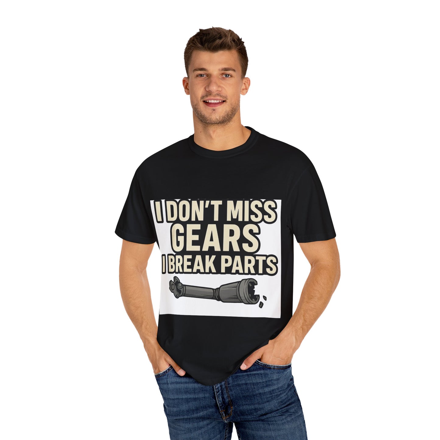 I Don't Miss Gears Unisex T-shirt – Perfect Gift for Mechanics, Auto Enthusiasts, Birthdays, Father's Day, Casual Wear