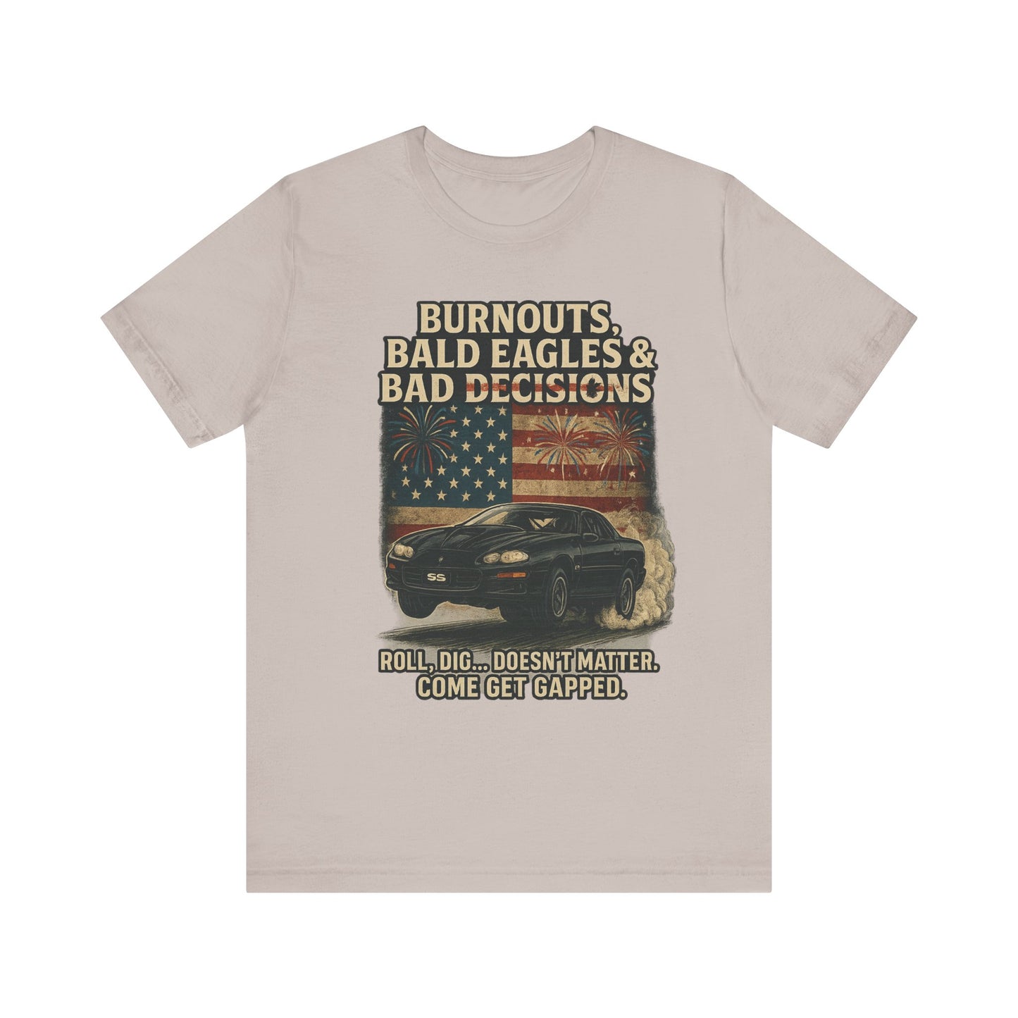 God Bless America Car Tee - Unisex Jersey Short Sleeve T-Shirt, Patriotic Apparel, Americana Fashion, Gifts for Car Lovers, 4th of [...]