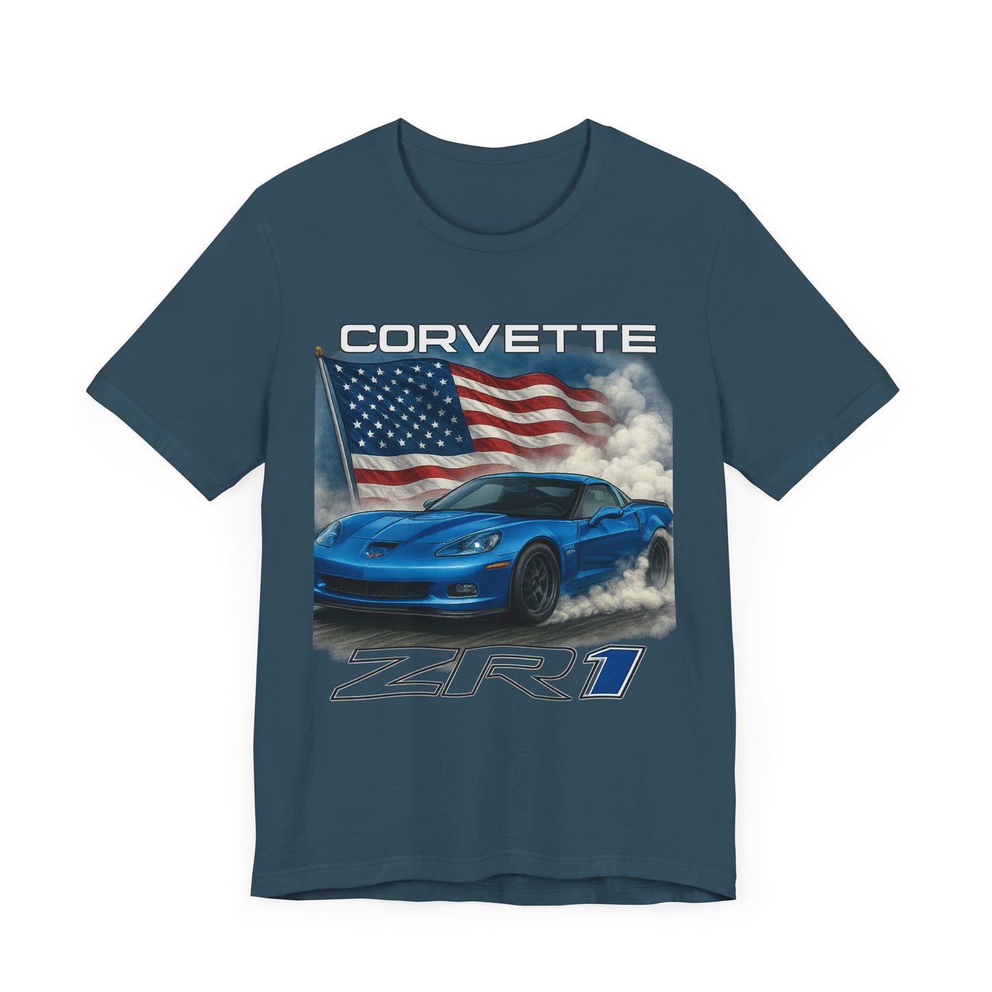 Corvette ZR1 Unisex Tee - Perfect for Car Lovers, Americana Style, Gift for Dads, Father's Day, Car Shows, Racing Events, Casual Wear