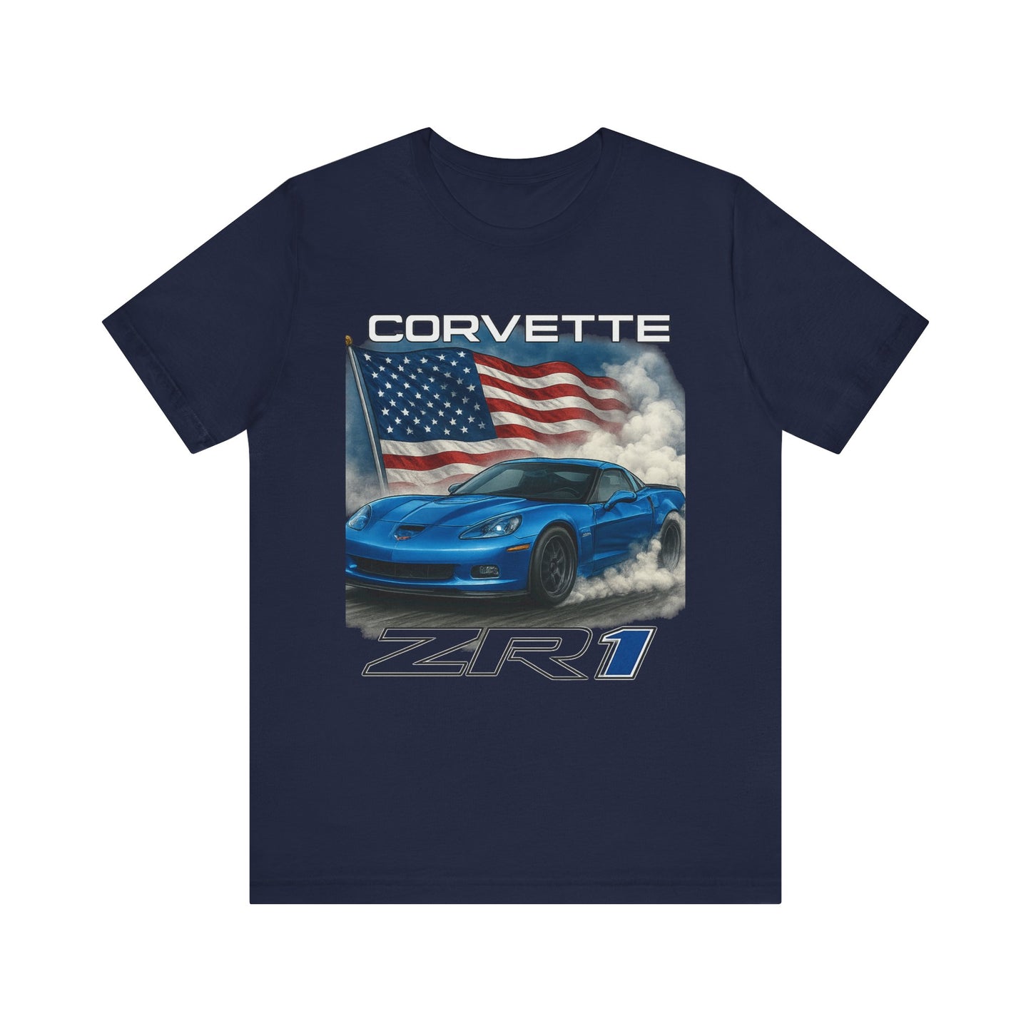 Corvette ZR1 Unisex Tee - Perfect for Car Lovers, Americana Style, Gift for Dads, Father's Day, Car Shows, Racing Events, Casual Wear