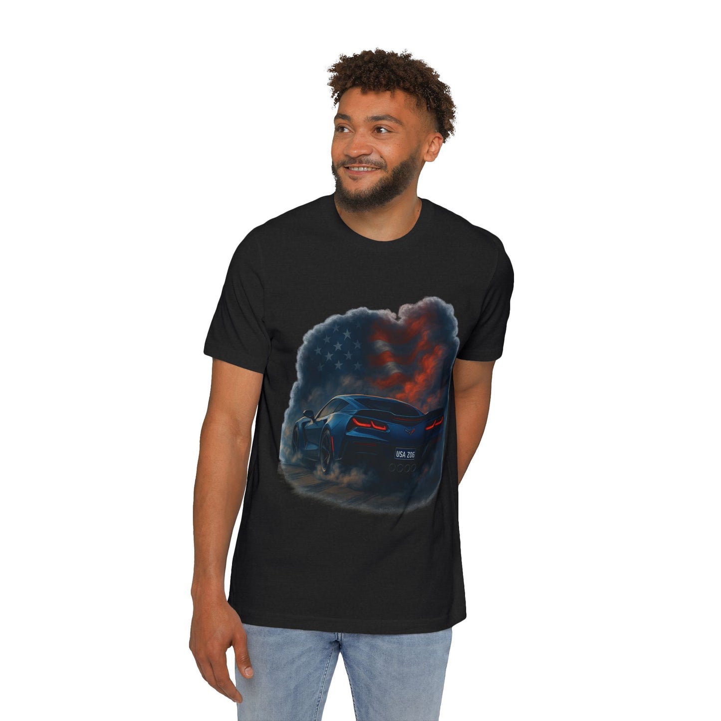 Freedom Burnouts T-Shirt, Muscle Car Tee, USA-Made Shirt, Automotive Gift, Unisex Graphic Tee