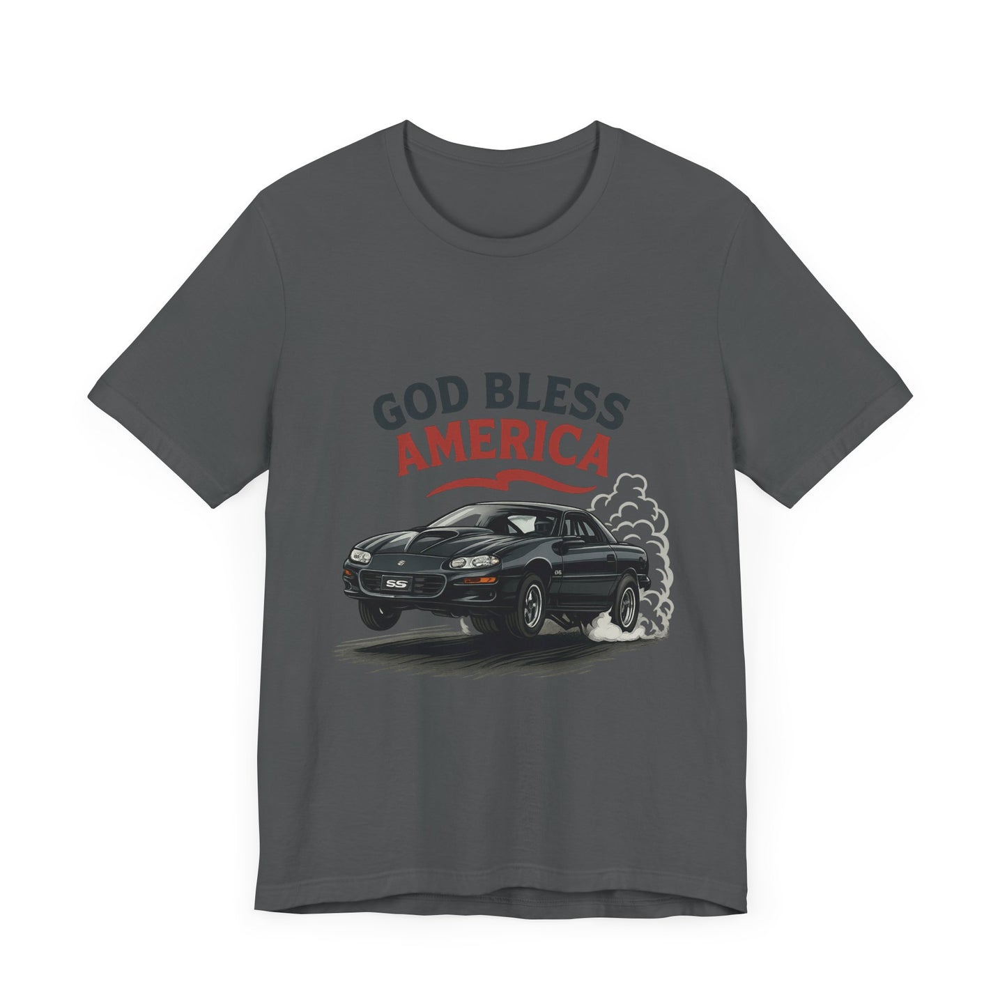 God Bless America Car Tee - Unisex Jersey Short Sleeve T-Shirt, Patriotic Apparel, Americana Fashion, Gifts for Car Lovers, 4th of [...]