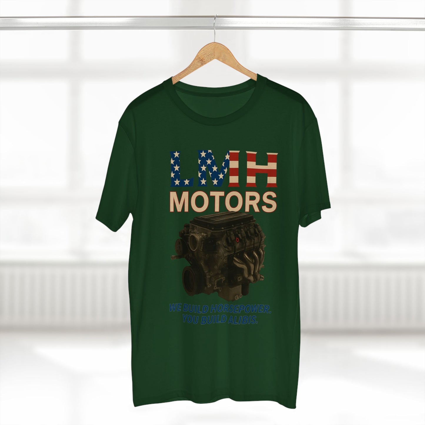 Auto Enthusiast T-Shirt, LMH Motors Graphic Tee, Car Lover Gift, Gearhead Apparel, Engine Design Shirt, Mechanical Enthusiast Clothing