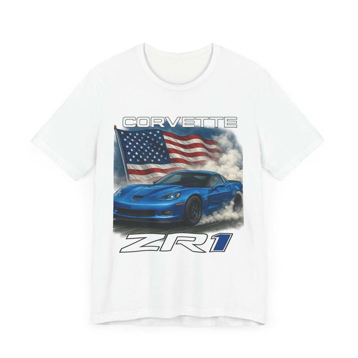 Corvette ZR1 Unisex Tee - Perfect for Car Lovers, Americana Style, Gift for Dads, Father's Day, Car Shows, Racing Events, Casual Wear