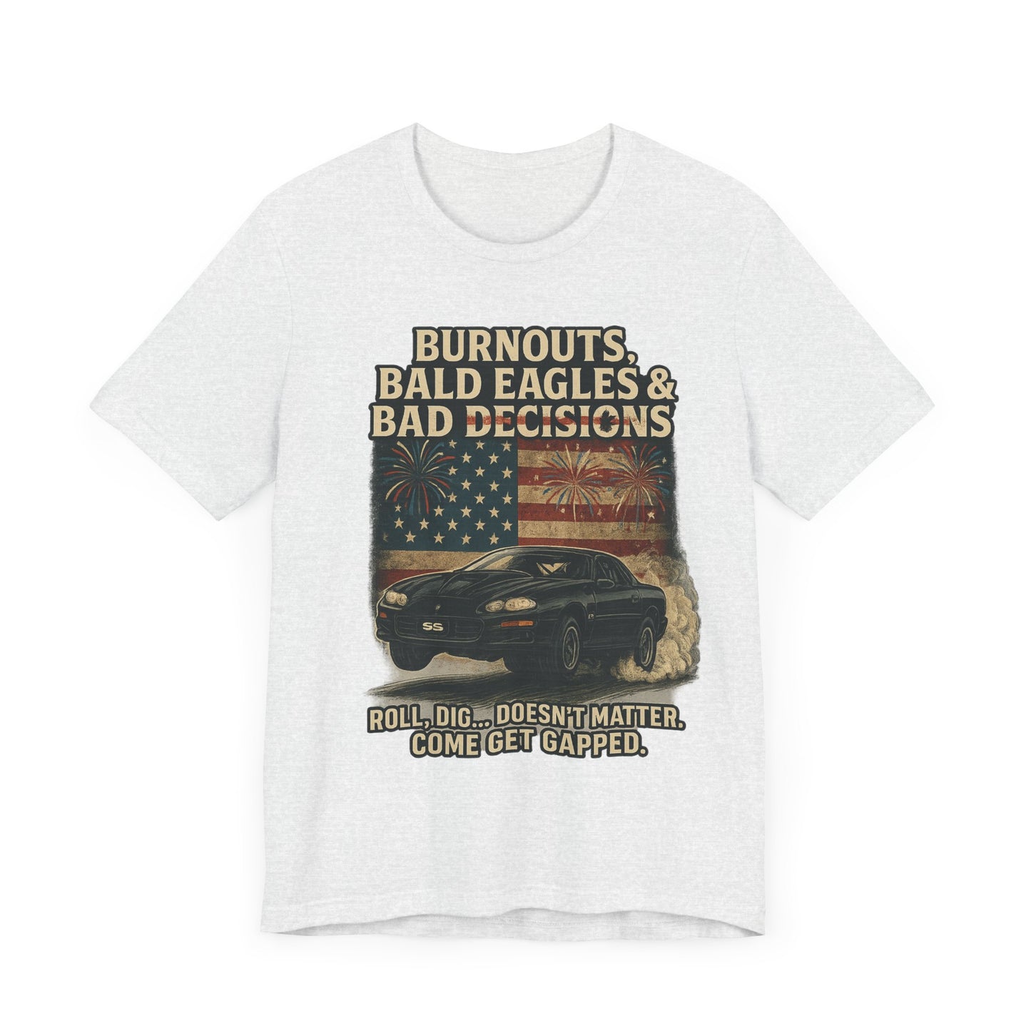 God Bless America Car Tee - Unisex Jersey Short Sleeve T-Shirt, Patriotic Apparel, Americana Fashion, Gifts for Car Lovers, 4th of [...]