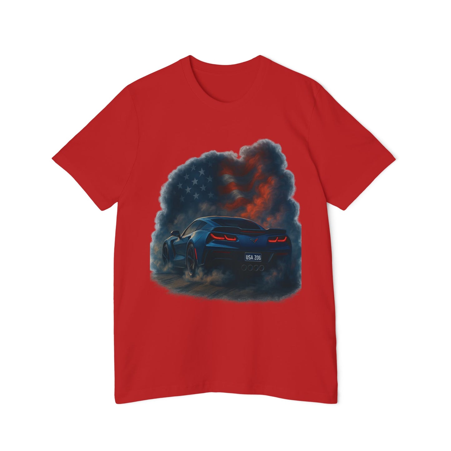 Freedom Burnouts T-Shirt, Muscle Car Tee, USA-Made Shirt, Automotive Gift, Unisex Graphic Tee