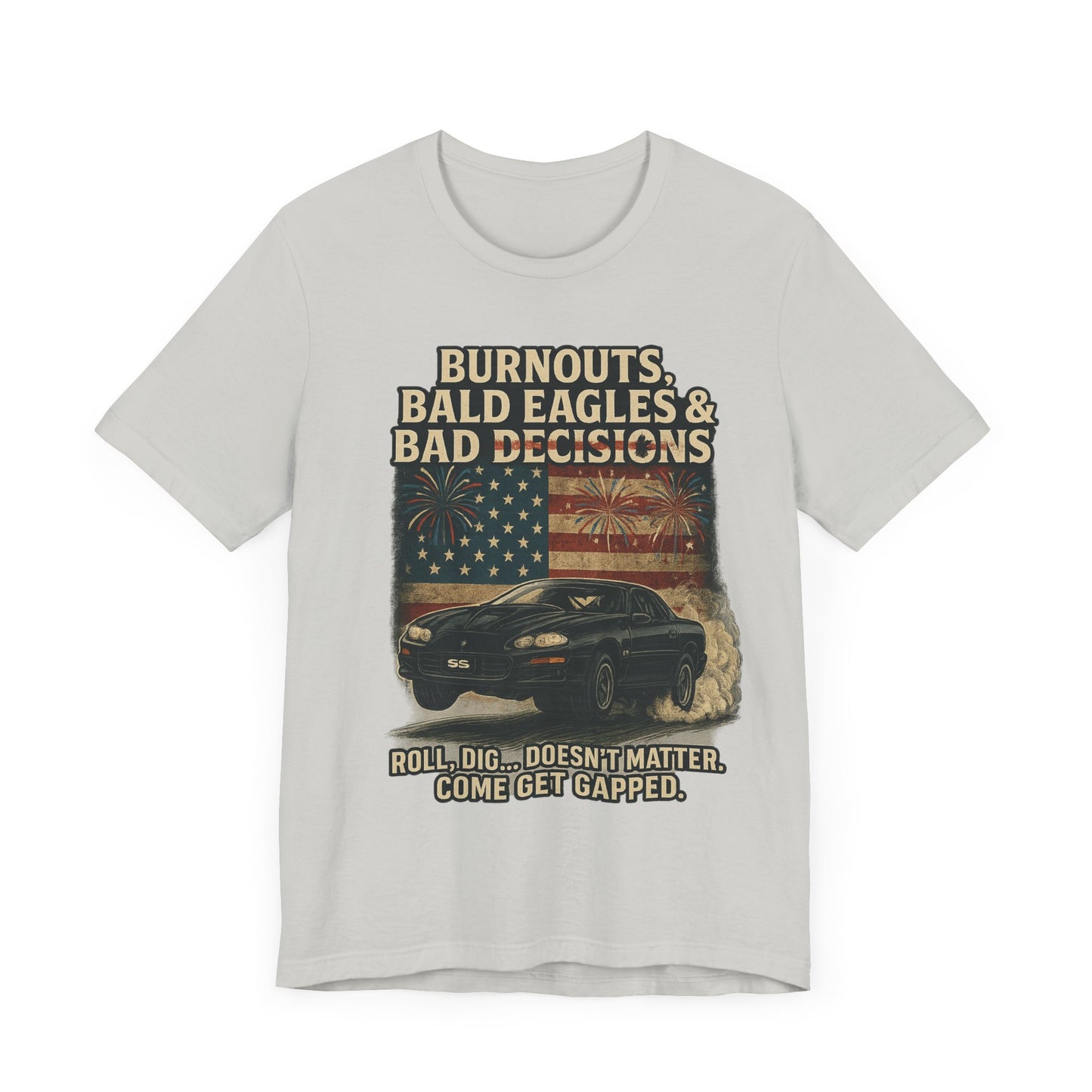 God Bless America Car Tee - Unisex Jersey Short Sleeve T-Shirt, Patriotic Apparel, Americana Fashion, Gifts for Car Lovers, 4th of [...]