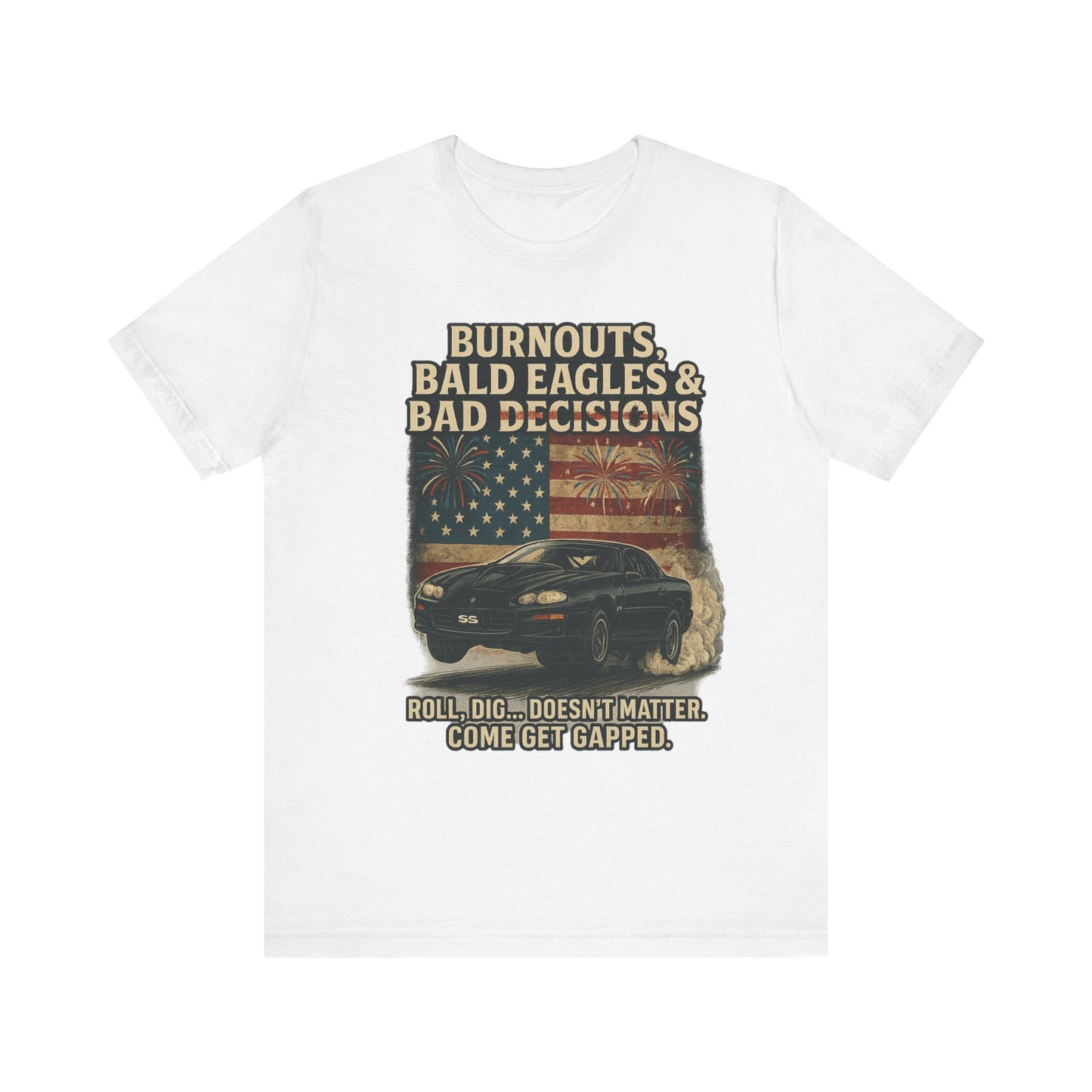God Bless America Car Tee - Unisex Jersey Short Sleeve T-Shirt, Patriotic Apparel, Americana Fashion, Gifts for Car Lovers, 4th of [...]