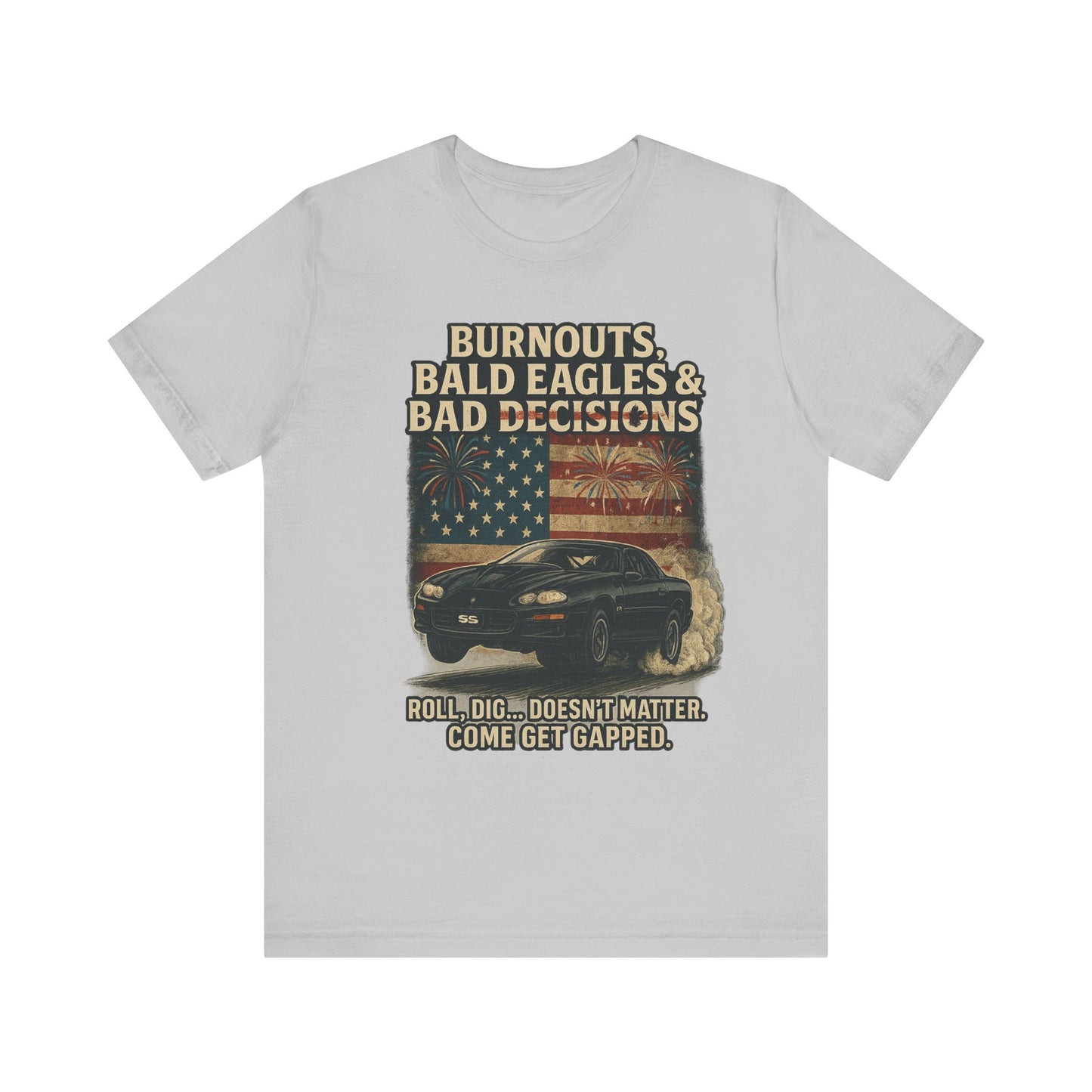 God Bless America Car Tee - Unisex Jersey Short Sleeve T-Shirt, Patriotic Apparel, Americana Fashion, Gifts for Car Lovers, 4th of [...]