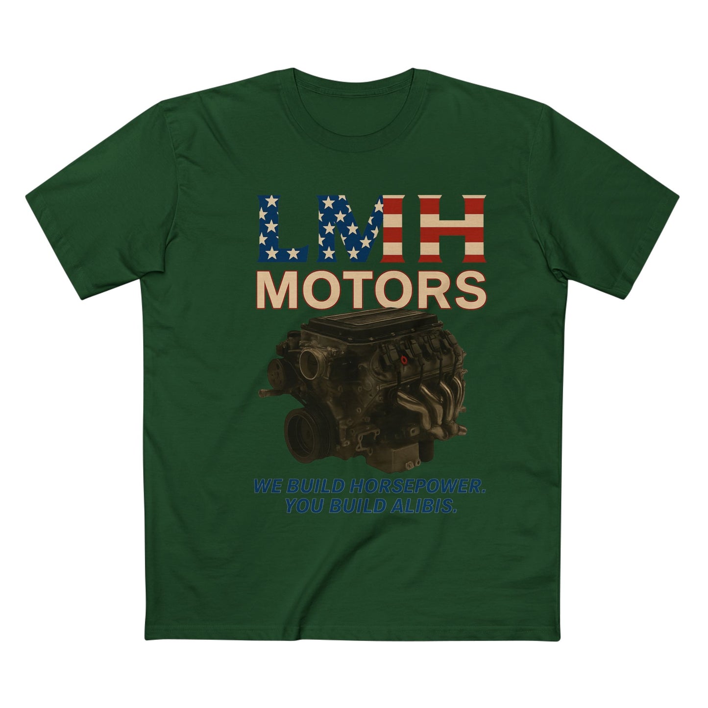 Auto Enthusiast T-Shirt, LMH Motors Graphic Tee, Car Lover Gift, Gearhead Apparel, Engine Design Shirt, Mechanical Enthusiast Clothing