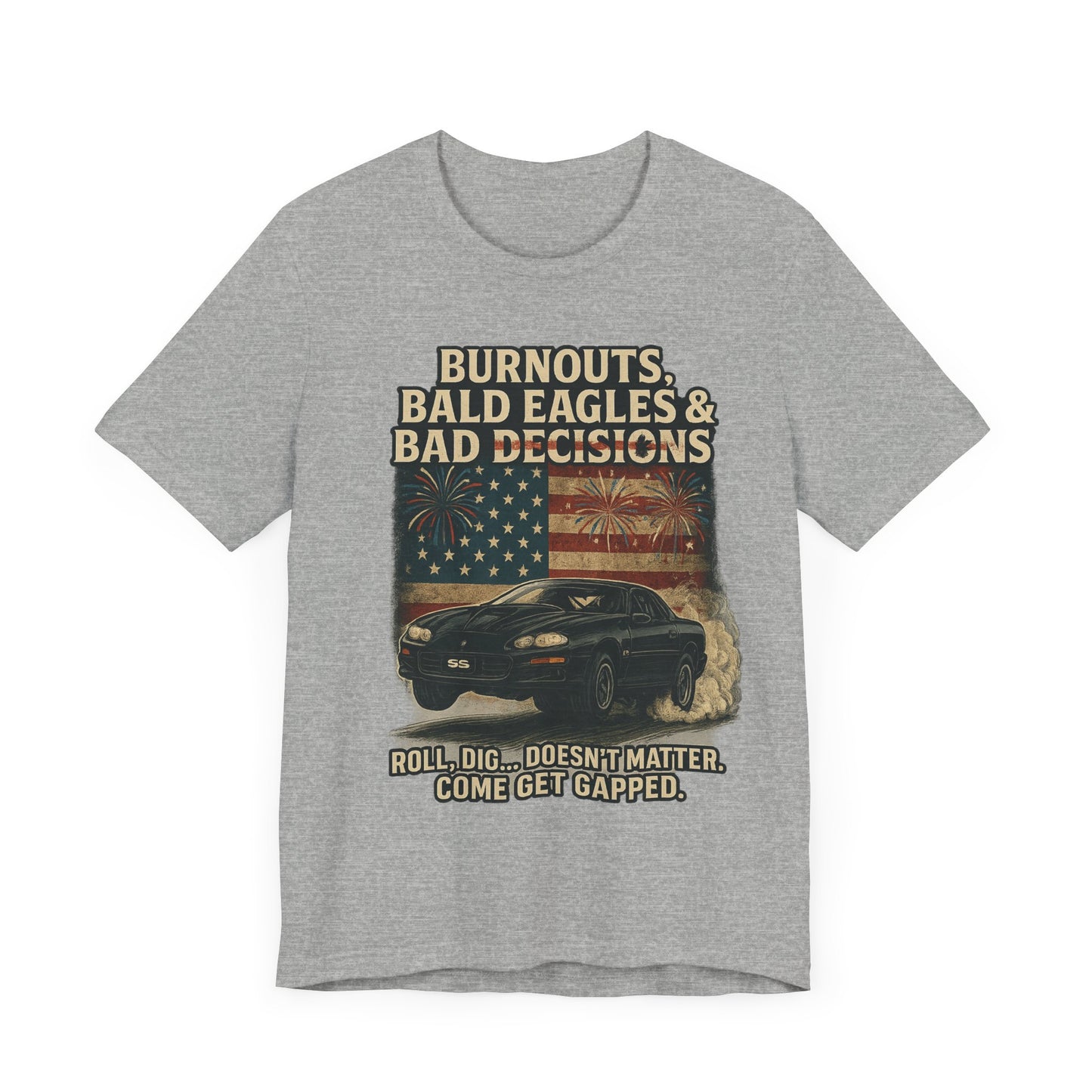 God Bless America Car Tee - Unisex Jersey Short Sleeve T-Shirt, Patriotic Apparel, Americana Fashion, Gifts for Car Lovers, 4th of [...]