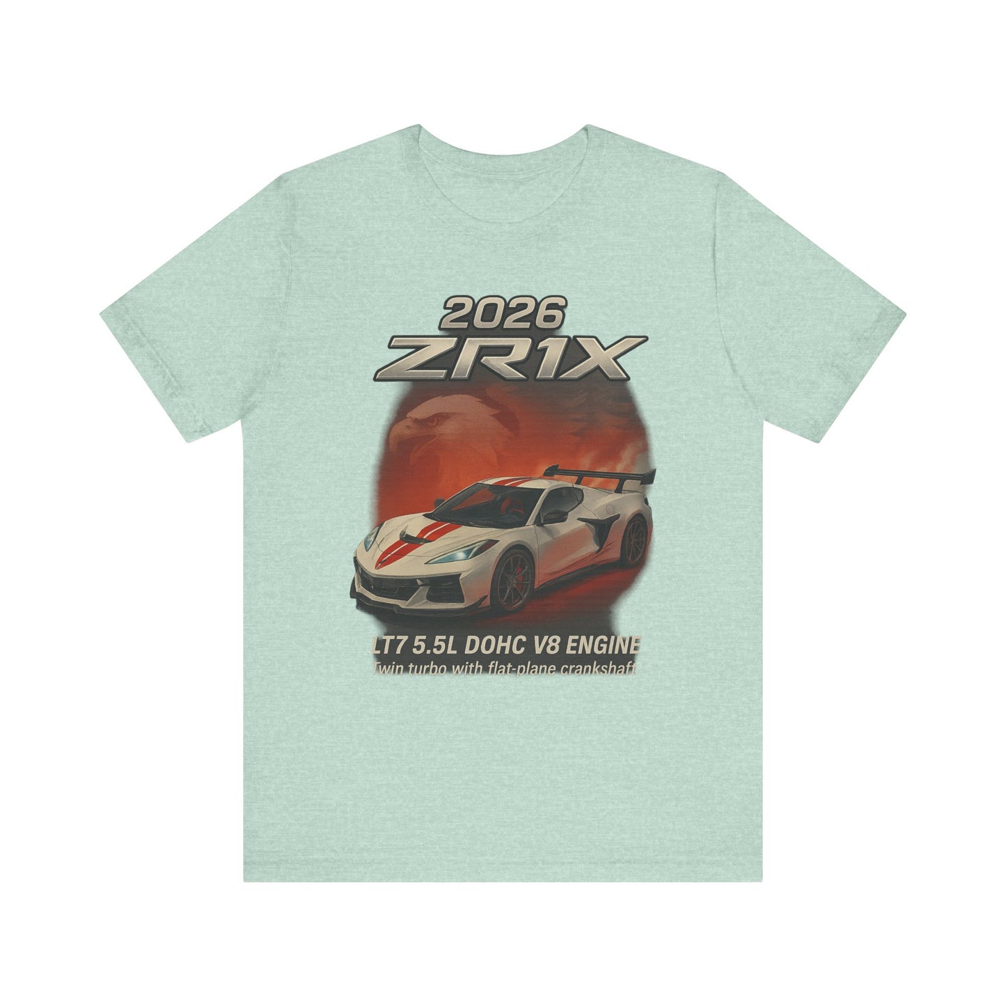 2026 ZR1X Performance Tee - Unisex, Car Enthusiast Gift, Racing Fan Apparel, Birthday, Father's Day, College Gear, Car Show