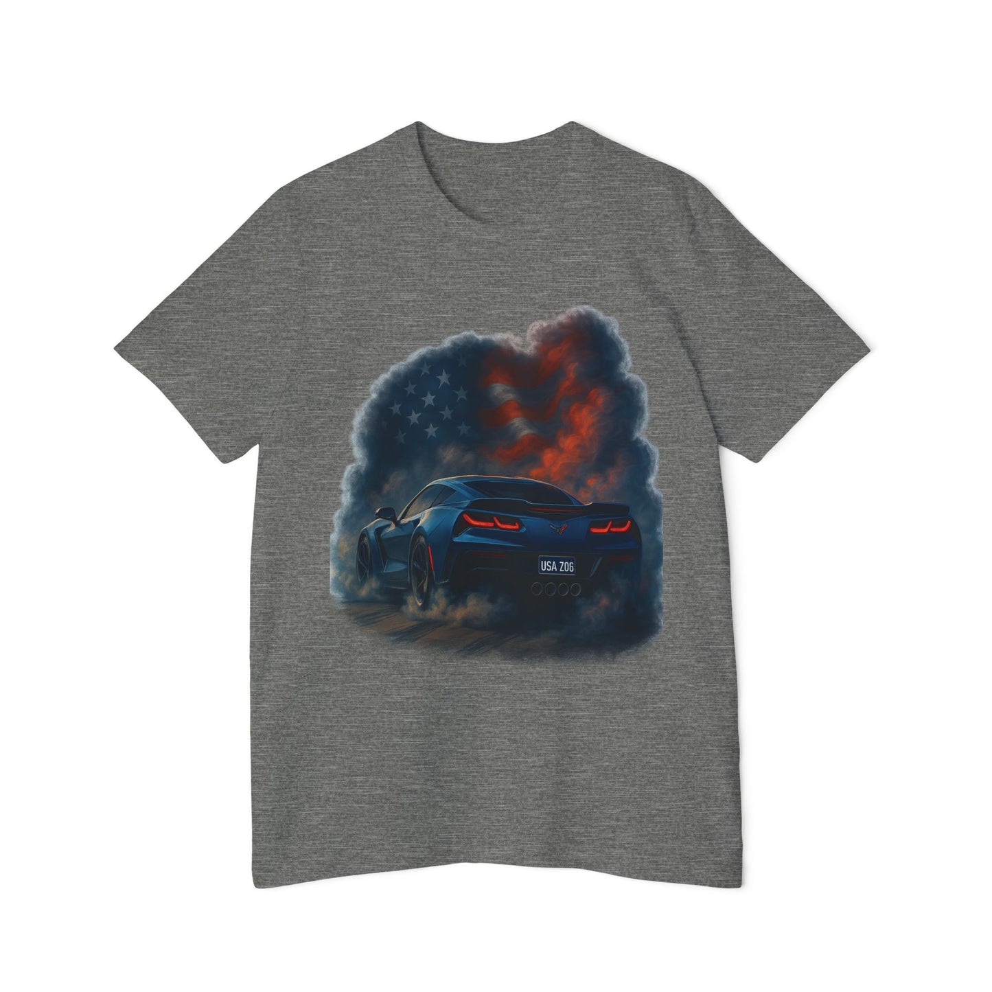 Freedom Burnouts T-Shirt, Muscle Car Tee, USA-Made Shirt, Automotive Gift, Unisex Graphic Tee