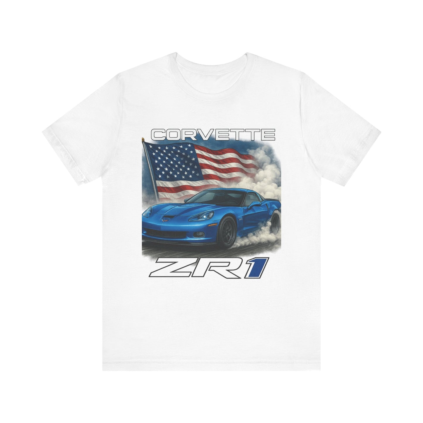 Corvette ZR1 Unisex Tee - Perfect for Car Lovers, Americana Style, Gift for Dads, Father's Day, Car Shows, Racing Events, Casual Wear