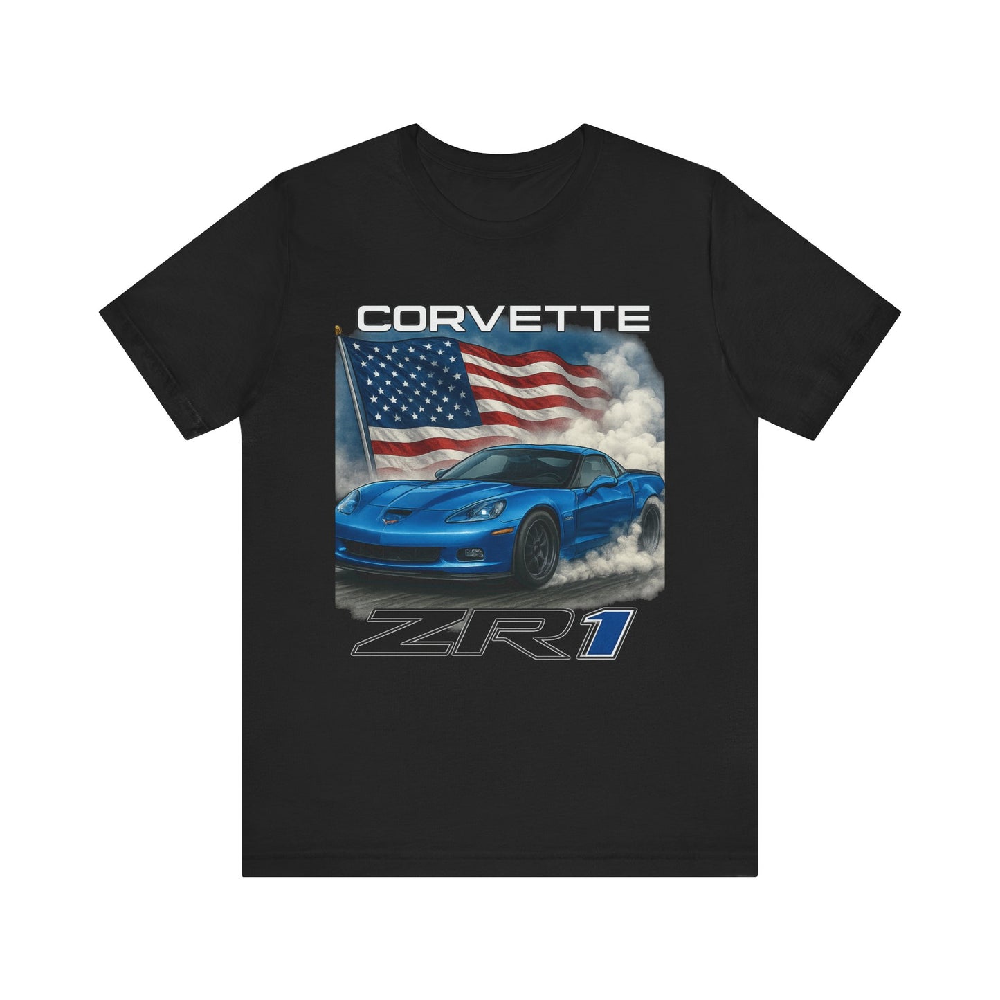 Corvette ZR1 Unisex Tee - Perfect for Car Lovers, Americana Style, Gift for Dads, Father's Day, Car Shows, Racing Events, Casual Wear