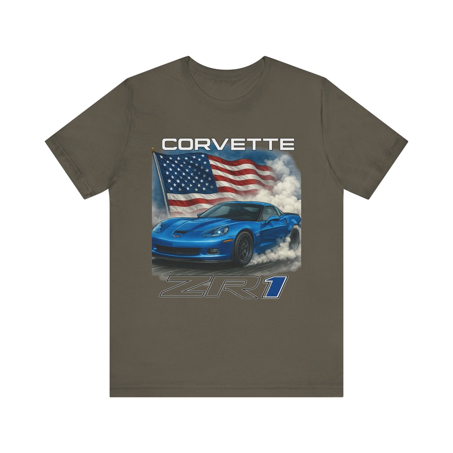 Corvette ZR1 Unisex Tee - Perfect for Car Lovers, Americana Style, Gift for Dads, Father's Day, Car Shows, Racing Events, Casual Wear
