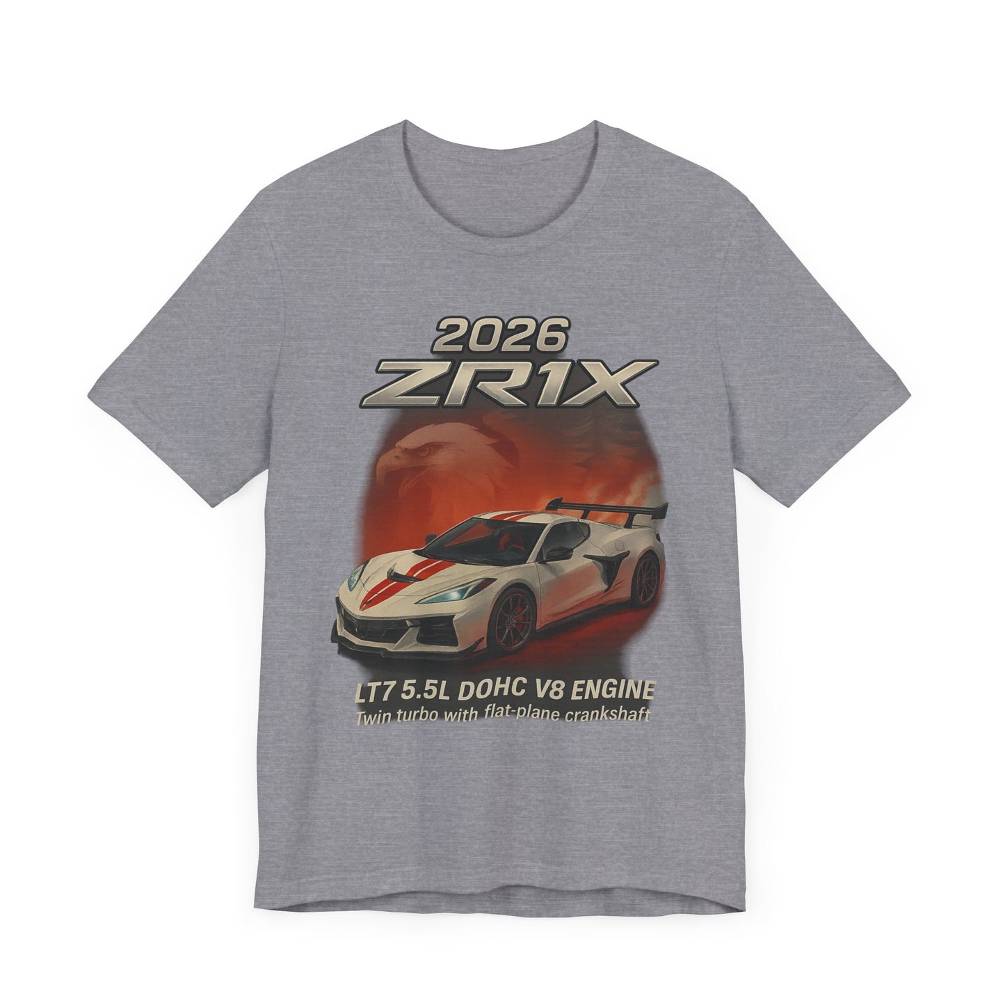 2026 ZR1X Performance Tee - Unisex, Car Enthusiast Gift, Racing Fan Apparel, Birthday, Father's Day, College Gear, Car Show