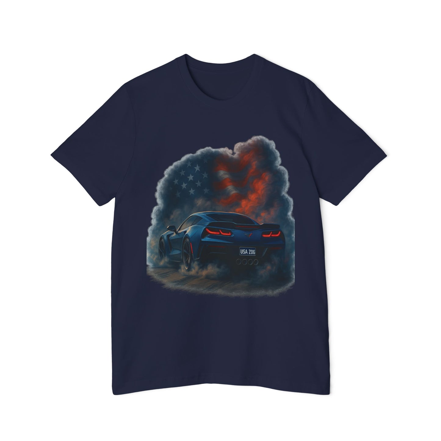 Freedom Burnouts T-Shirt, Muscle Car Tee, USA-Made Shirt, Automotive Gift, Unisex Graphic Tee