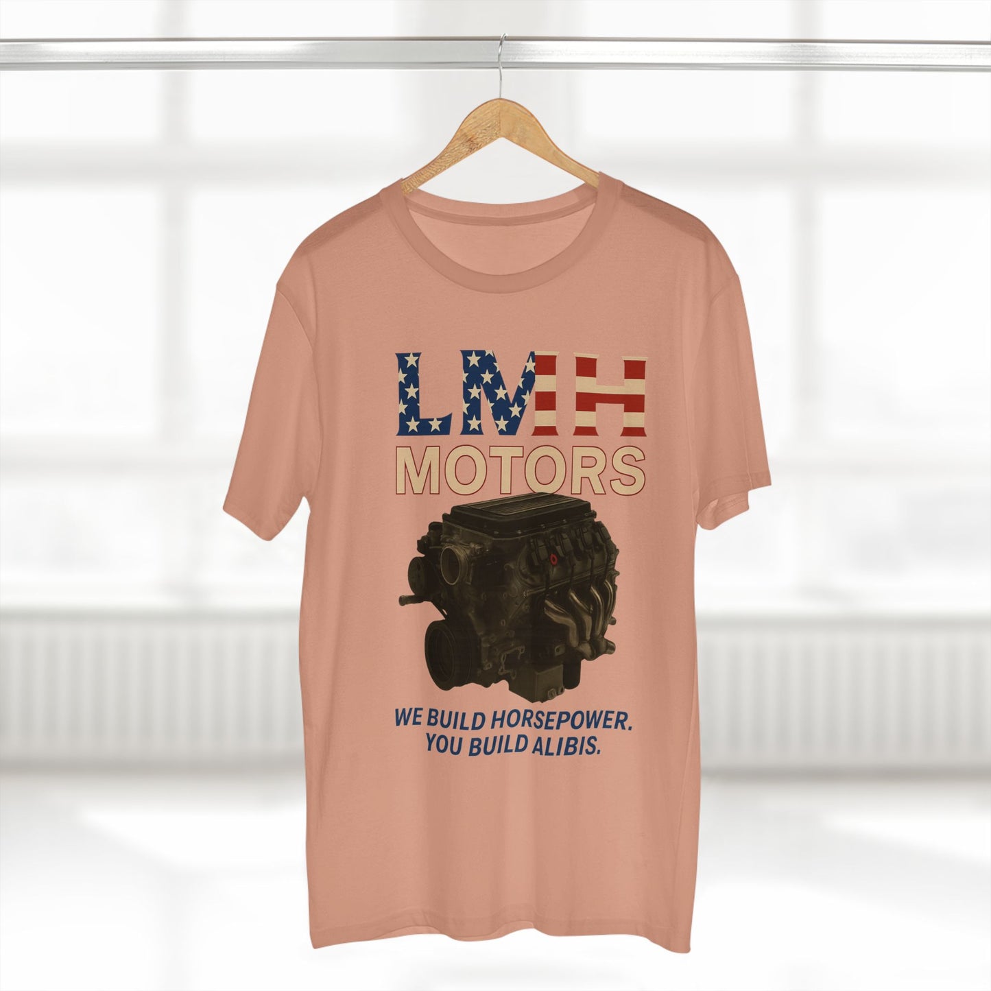 Auto Enthusiast T-Shirt, LMH Motors Graphic Tee, Car Lover Gift, Gearhead Apparel, Engine Design Shirt, Mechanical Enthusiast Clothing